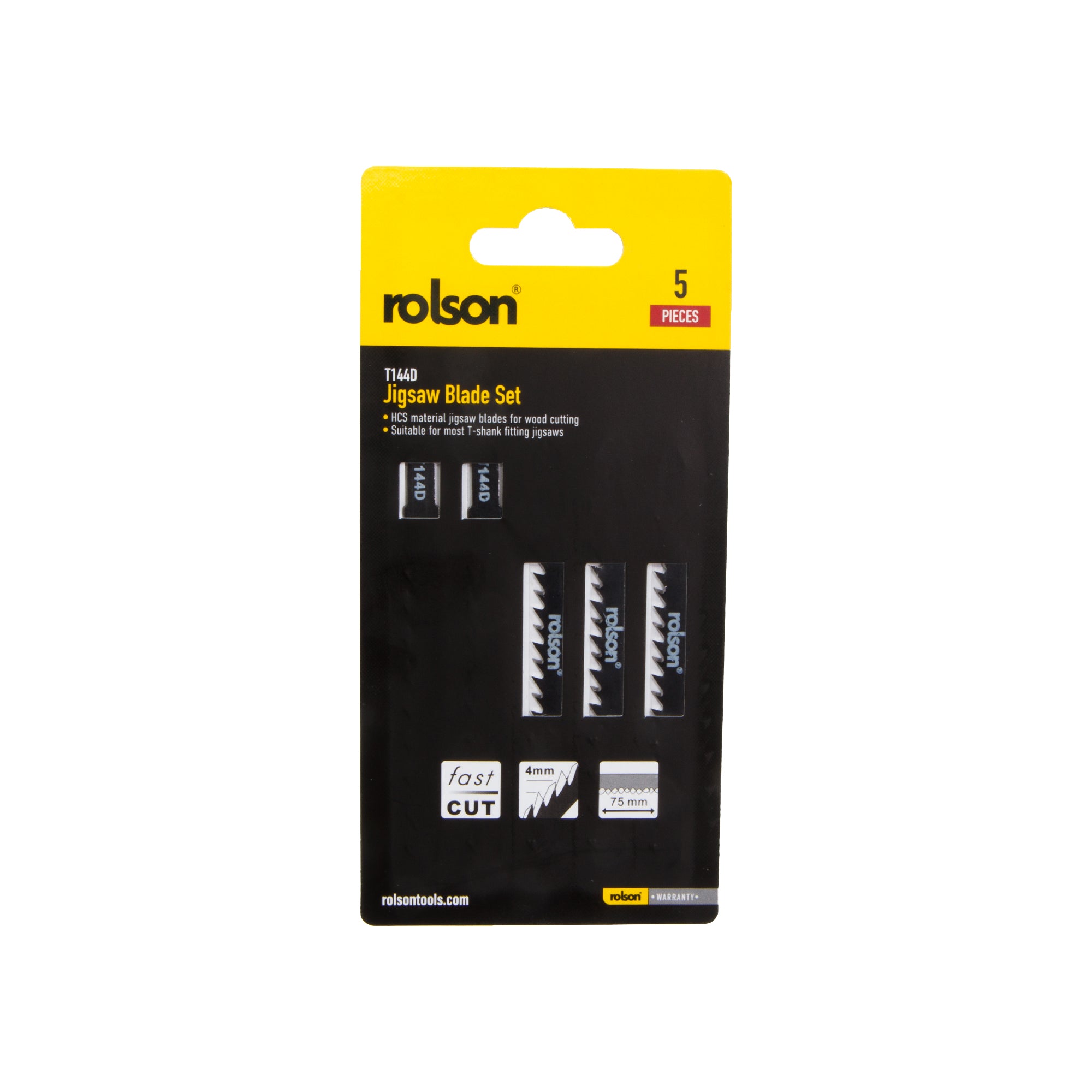 5 Piece Wood Jigsaw Blade Set