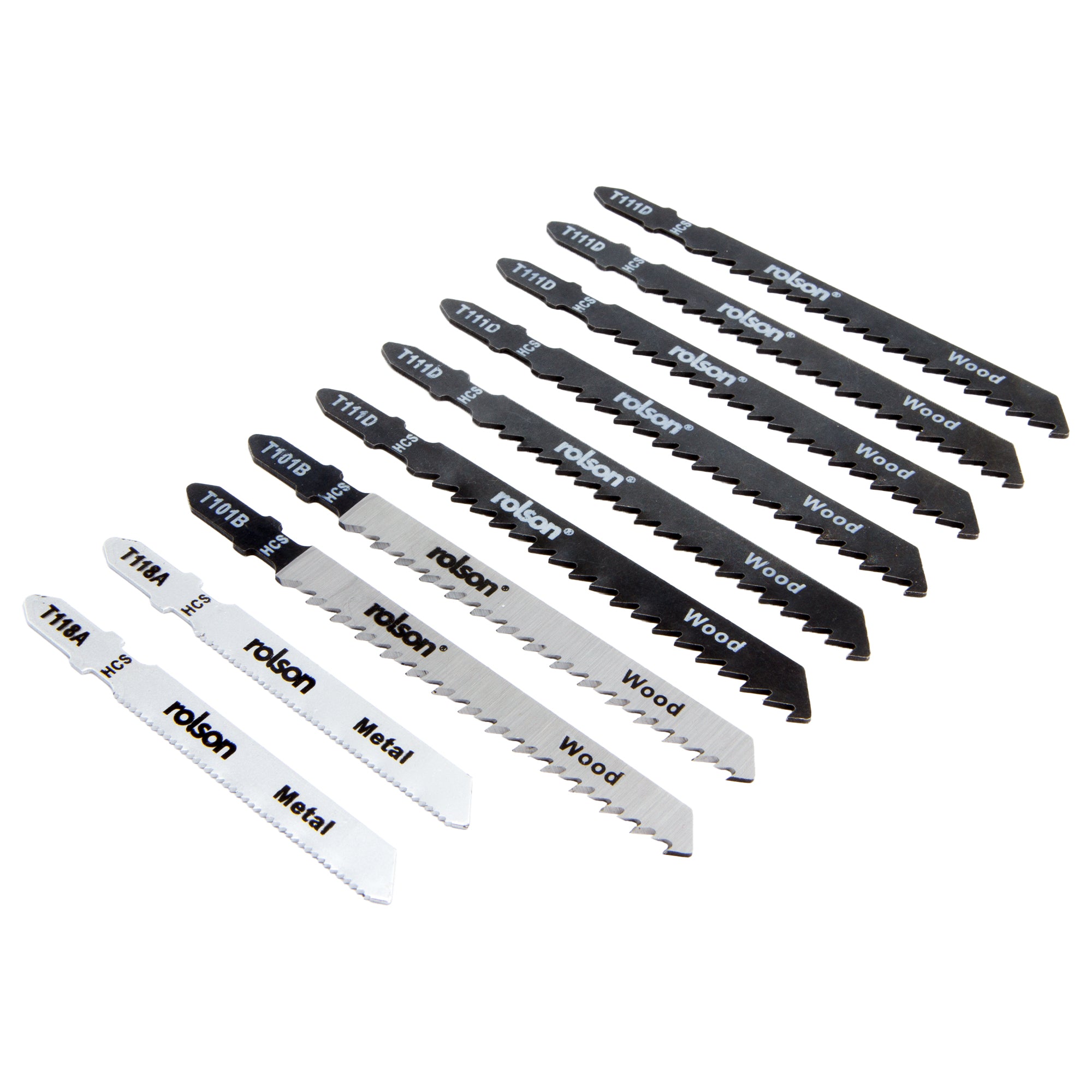 10 Piece Metal & Wood Jigsaw Blades
