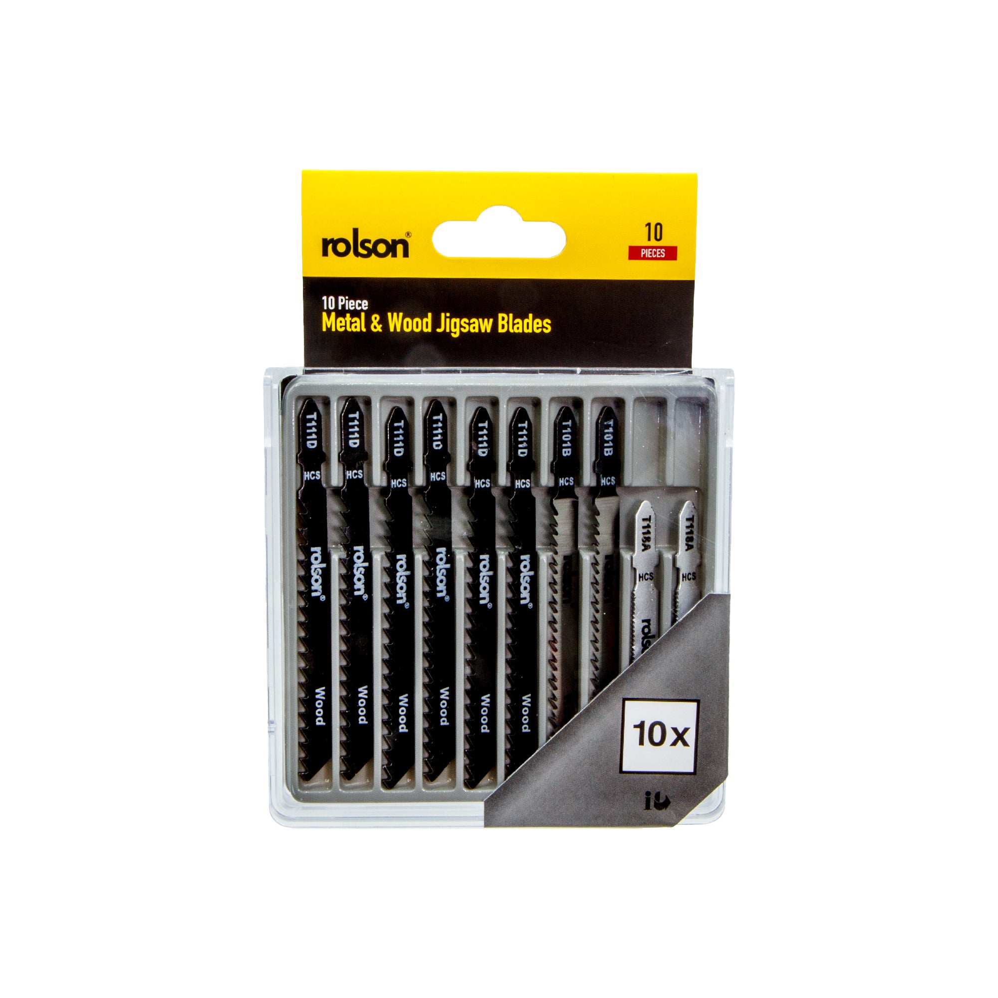 10 Piece Metal & Wood Jigsaw Blades