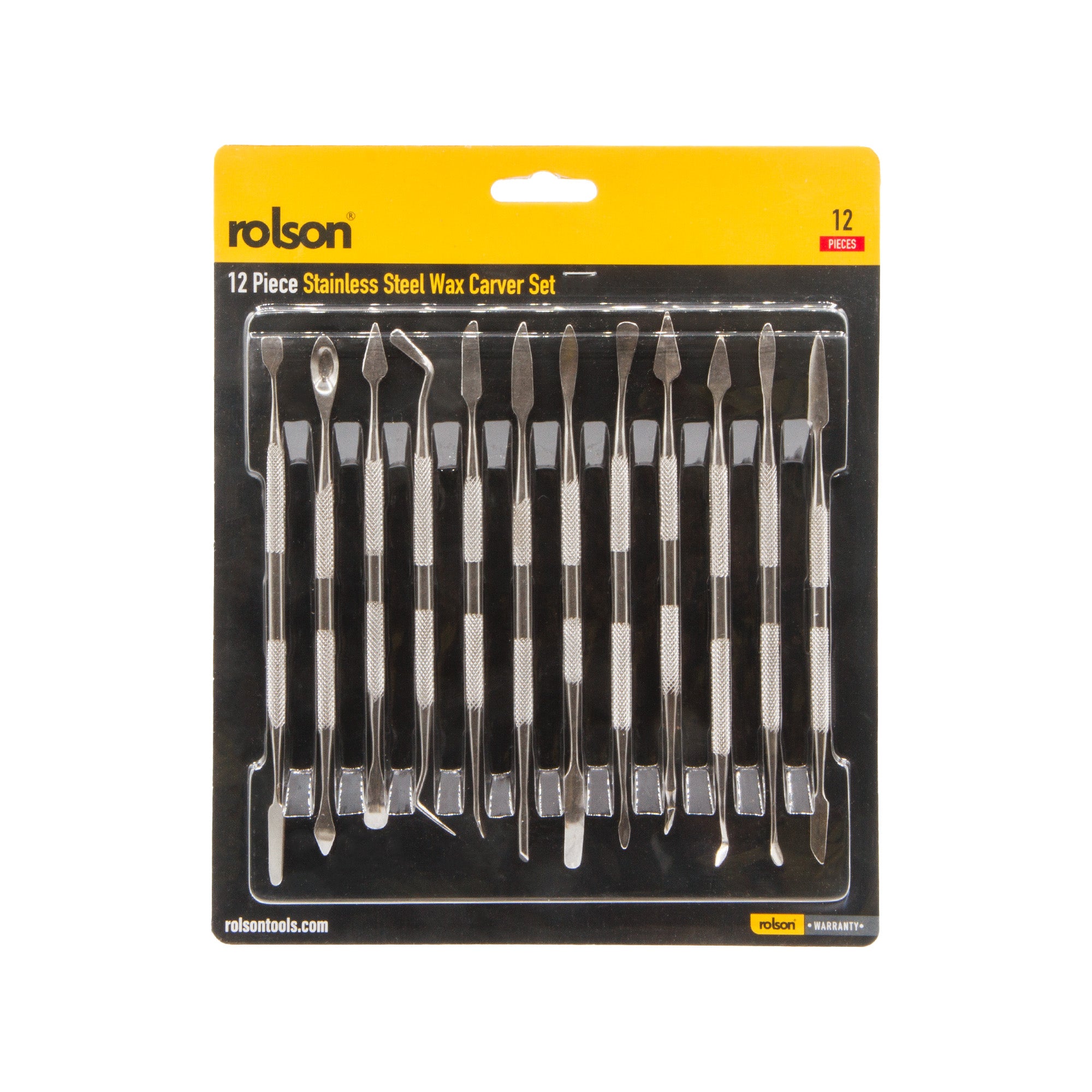 12 Piece Stainless Steel Wax Carver Set