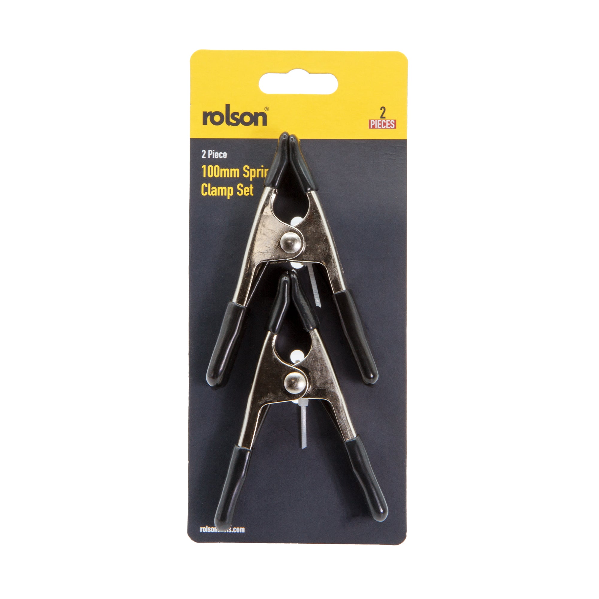 2 Piece 100mm Spring Clamp Set
