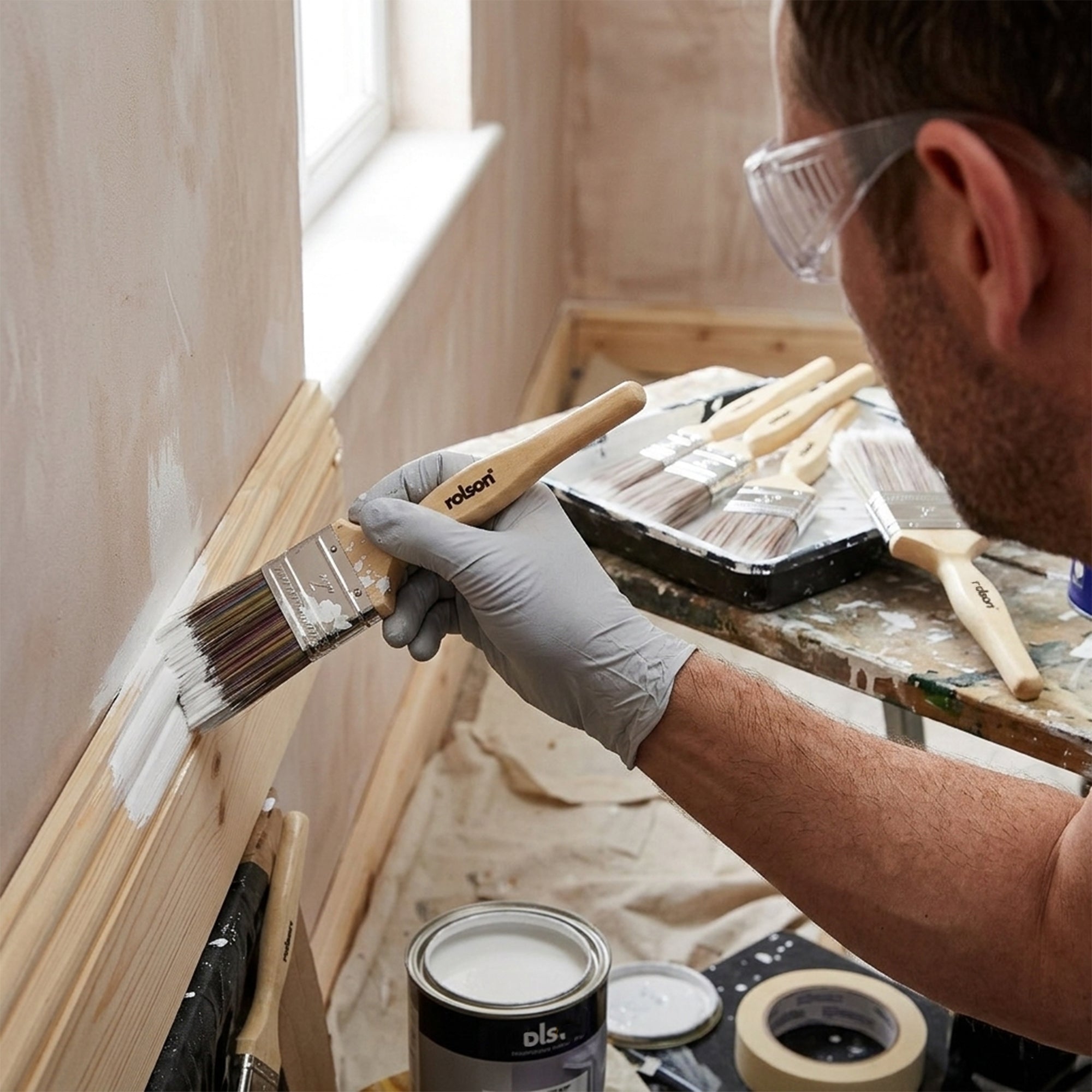 5 Piece Paint Brush Set