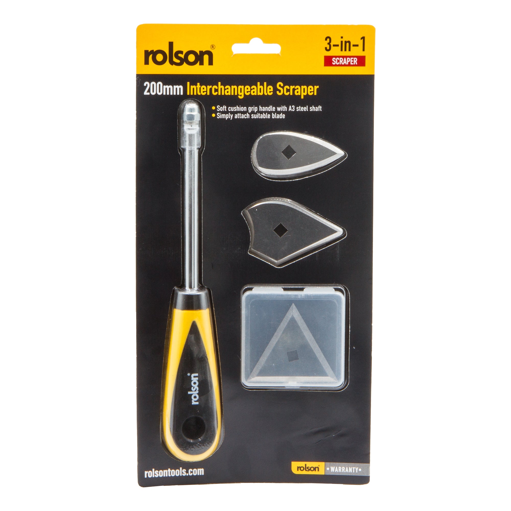 200mm 3-in-1 Interchangeable Scraper