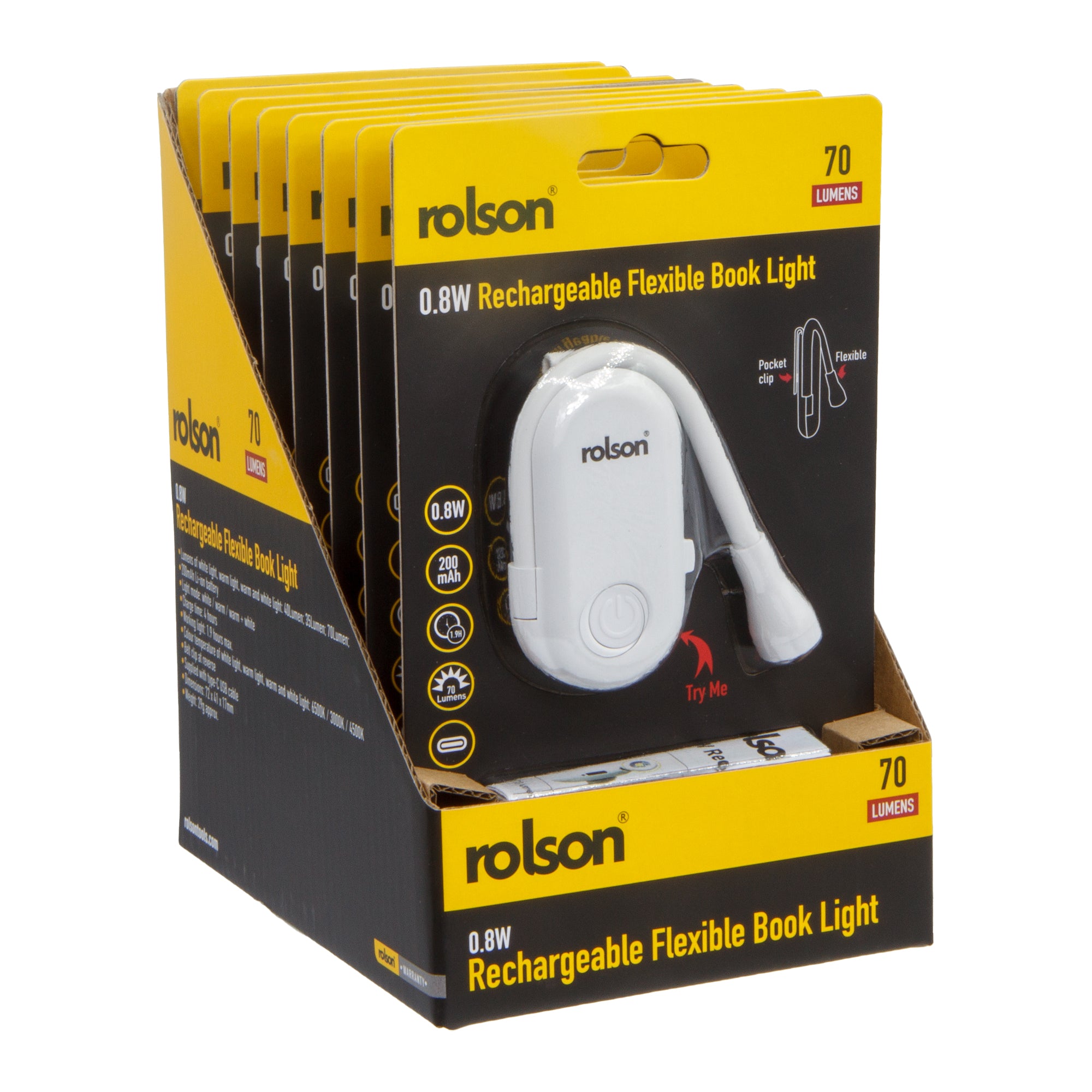 0.8W Rechargeable Flexible Book Light