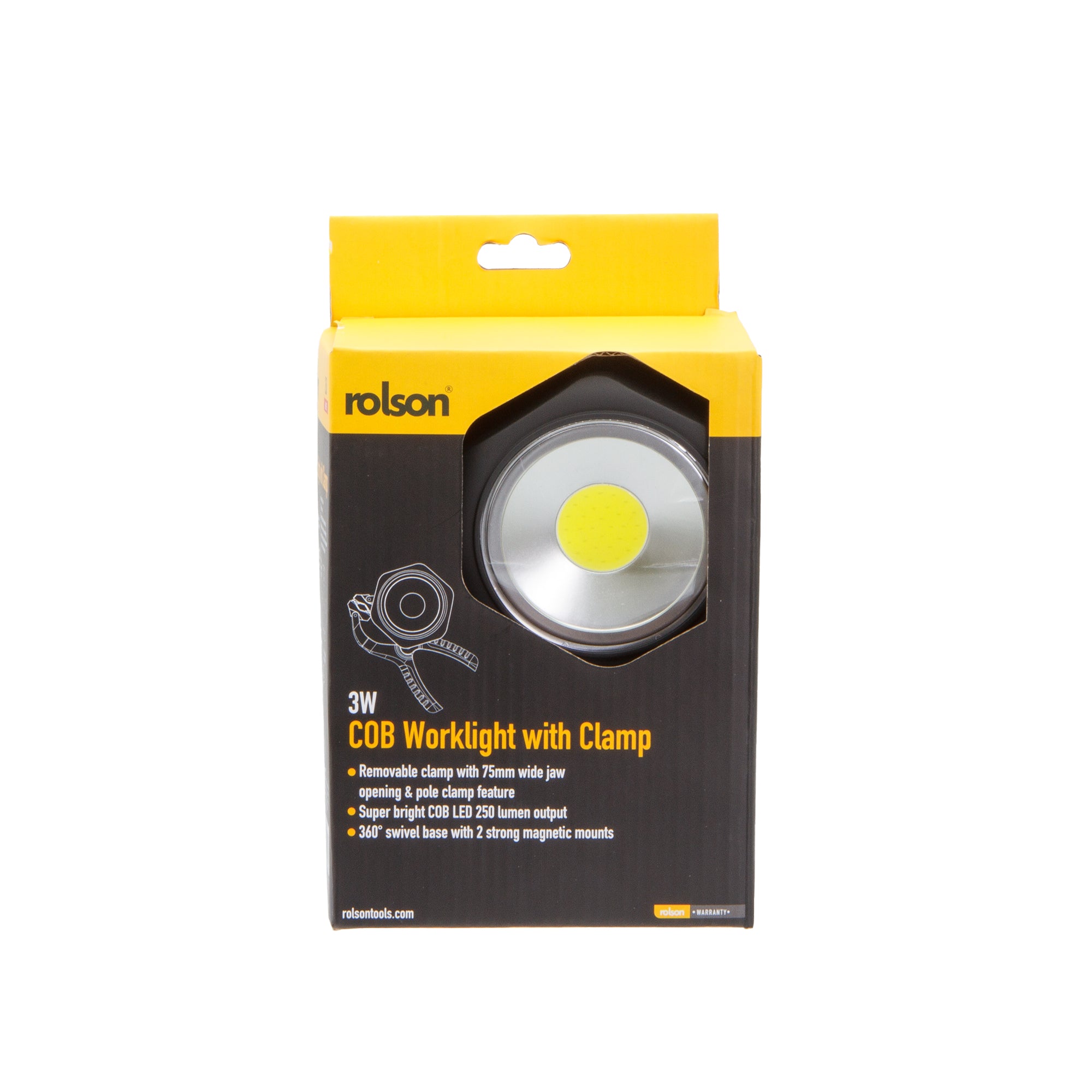 3W COB Worklight with Clamp