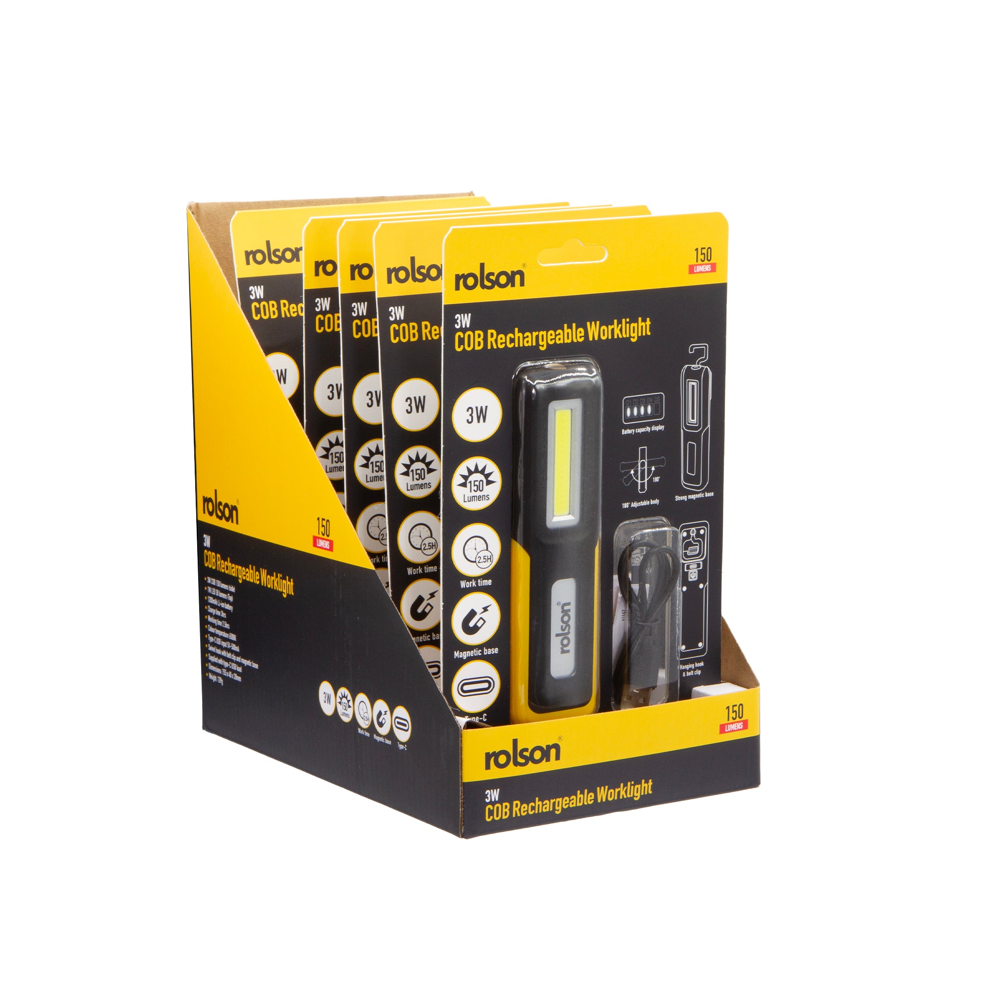 3W USB Rechargeable COB Worklight