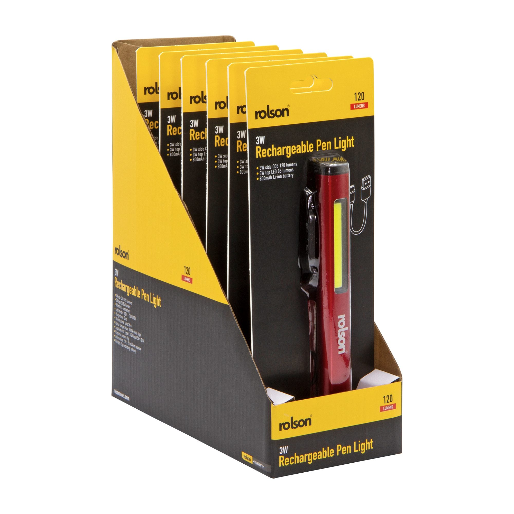 3W Rechargeable Aluminium Pen Light