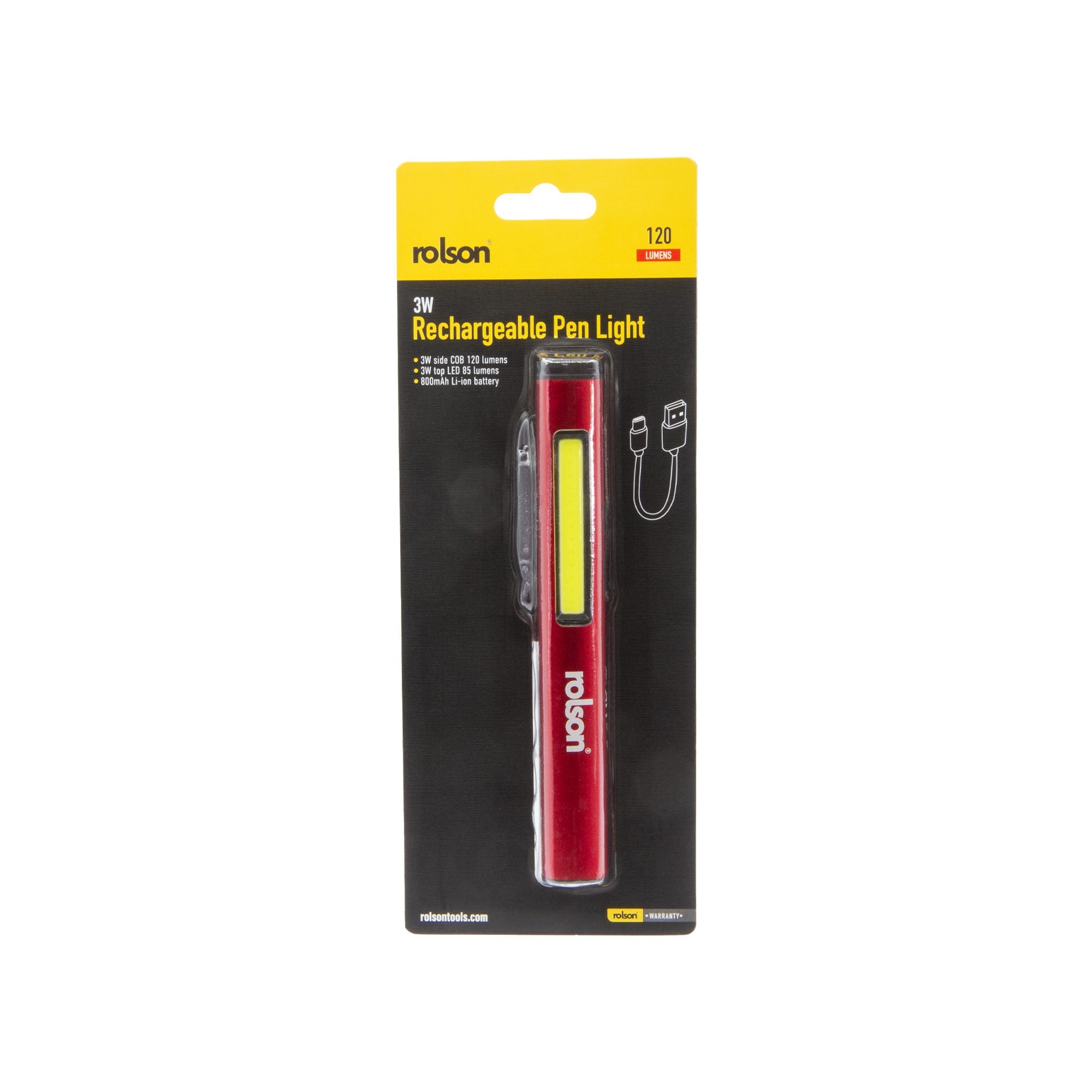 3W Rechargeable Aluminium Pen Light