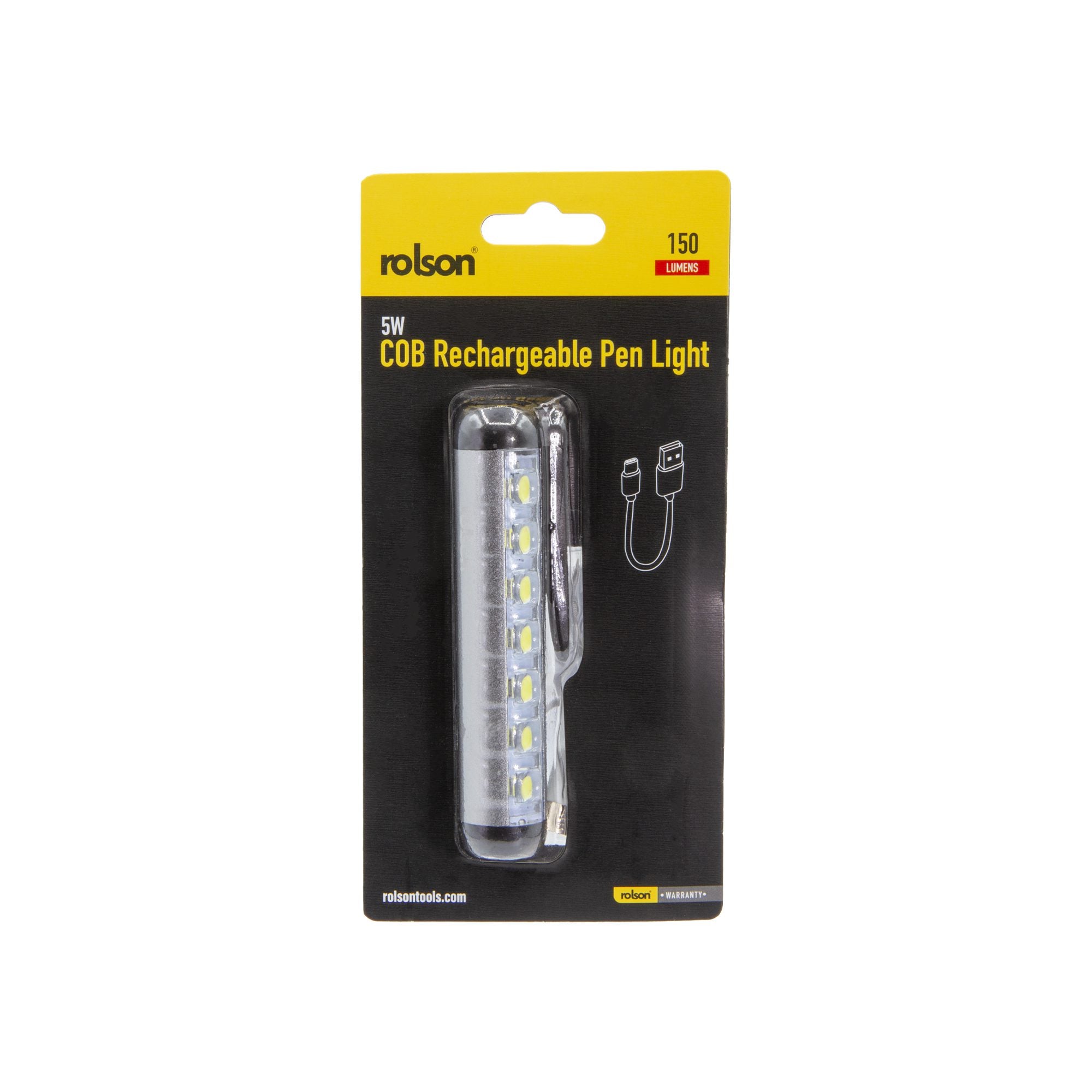 5W Rechargeable Pen Light - (61483) pack