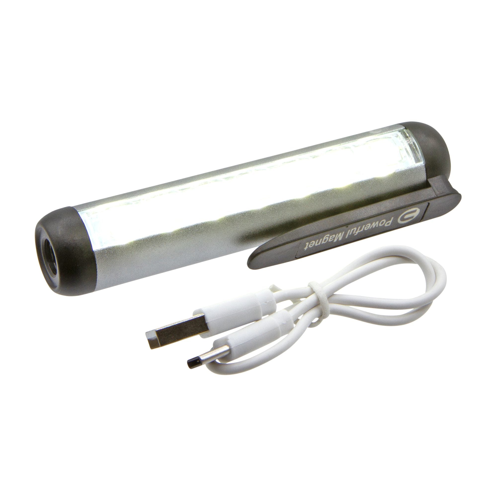 5W Rechargeable Pen Light - (61483) with charger - light on