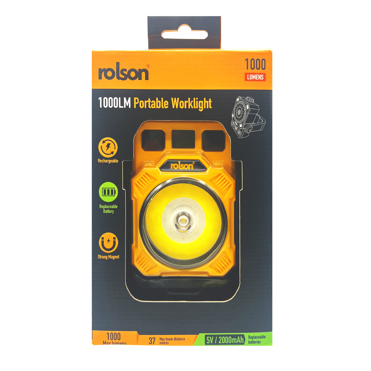 PRE-ORDER: 1000LM Portable Worklight