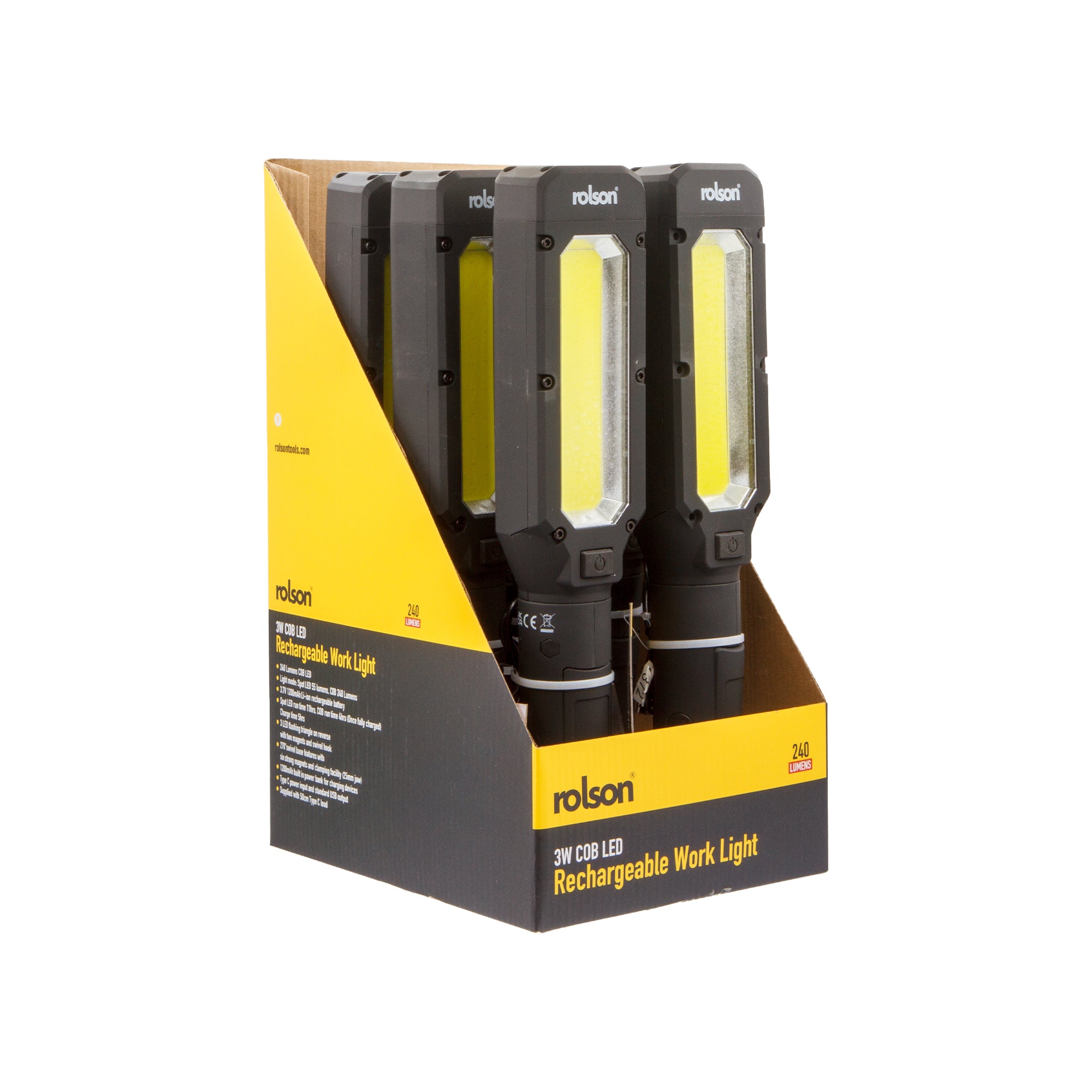 3W COB LED Rechargeable Work Light