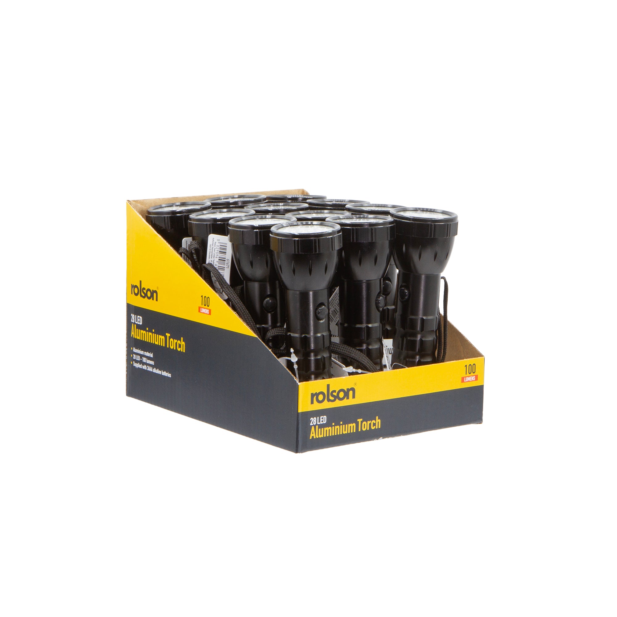 28 LED Aluminium Torch