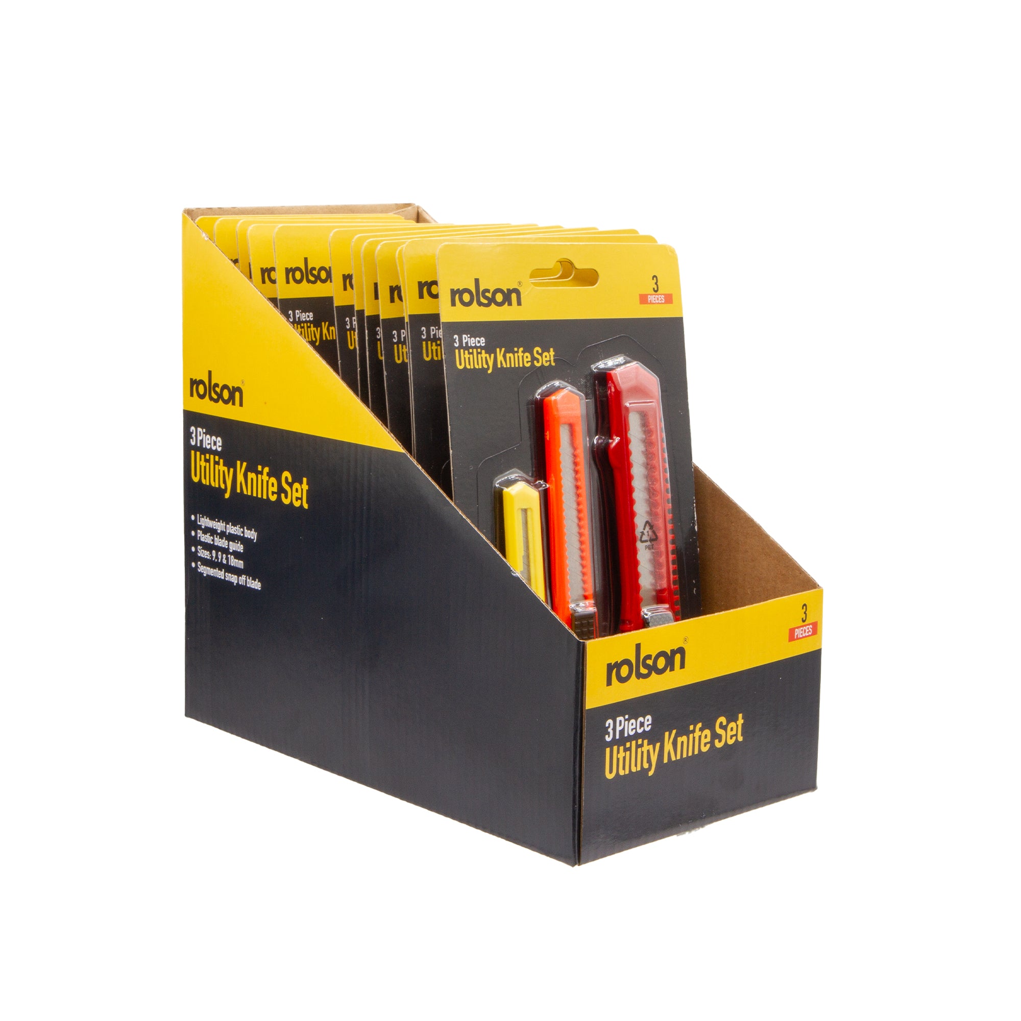 3 Piece Snap Off Knife Set