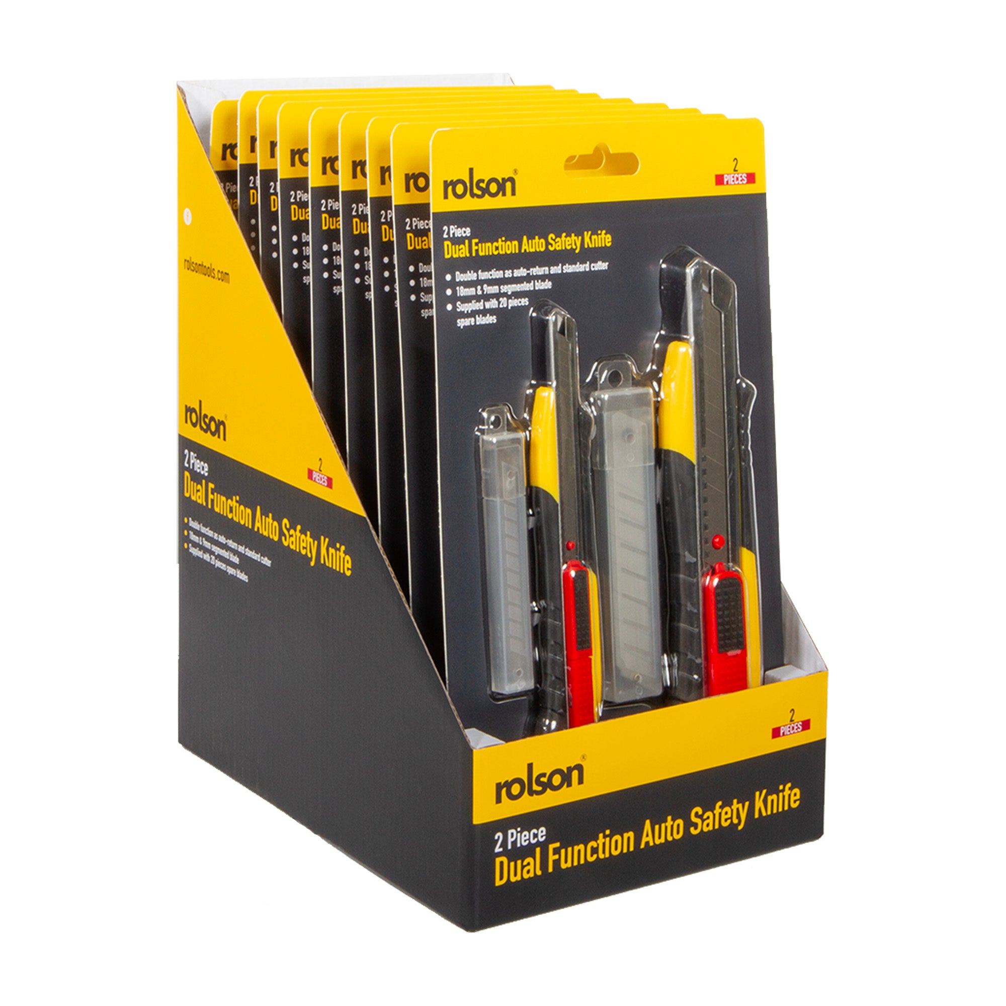 2 Piece Dual Function Auto-Safety Knife