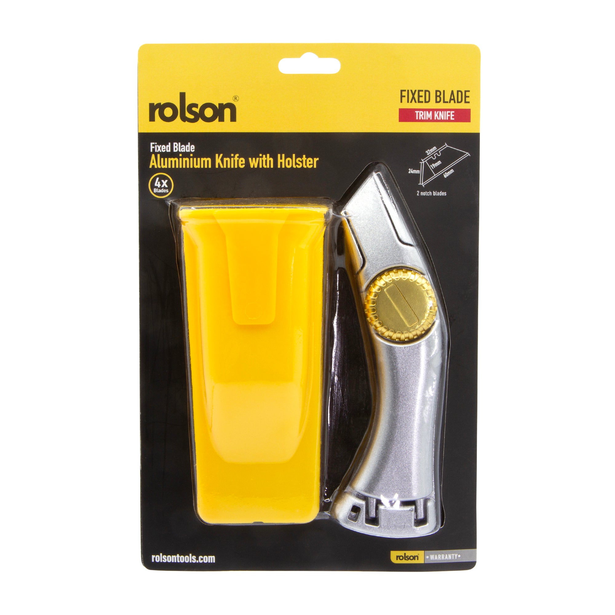 Fixed Blade Aluminium Knife with Holster