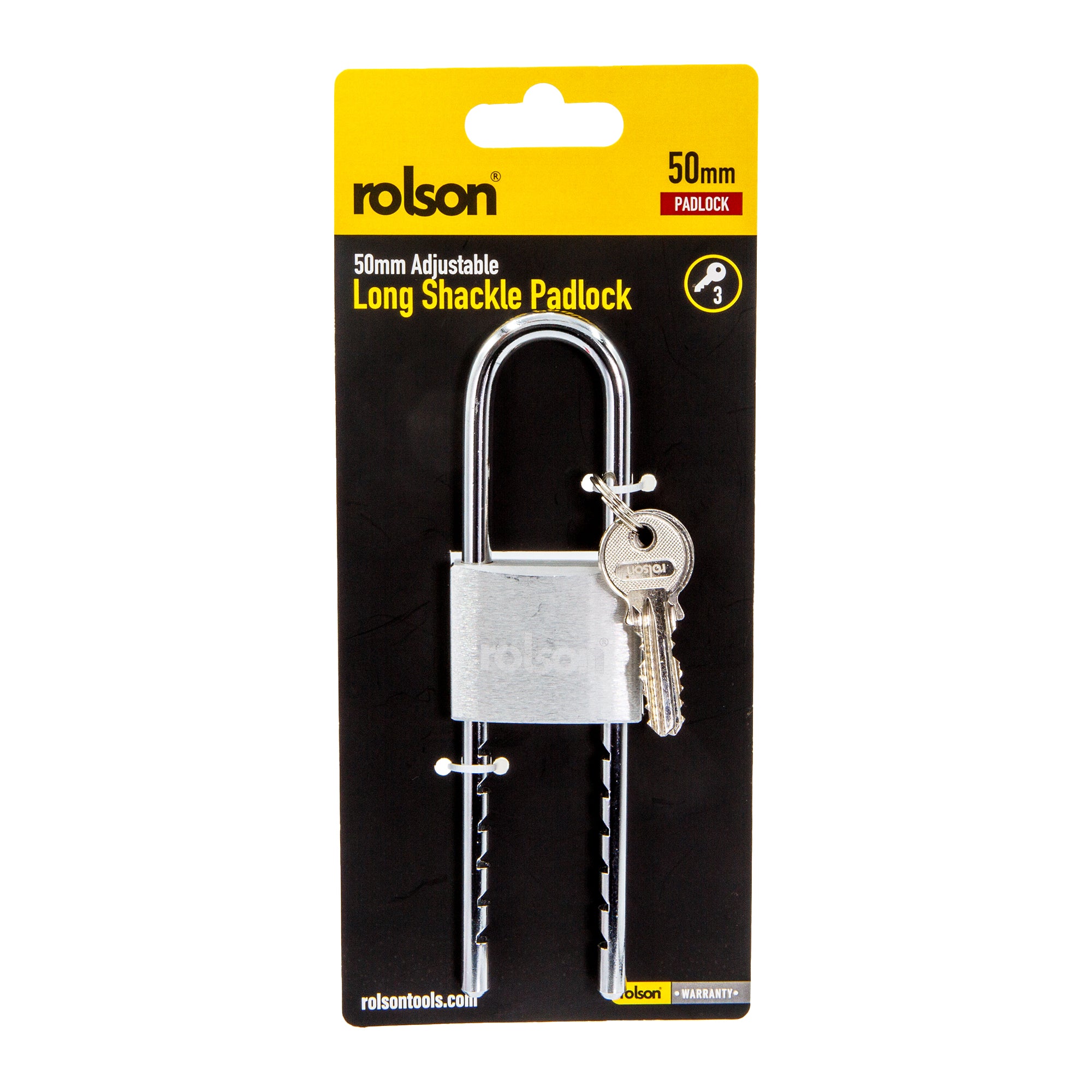 50mm Adjustable Long Shackle Padlock