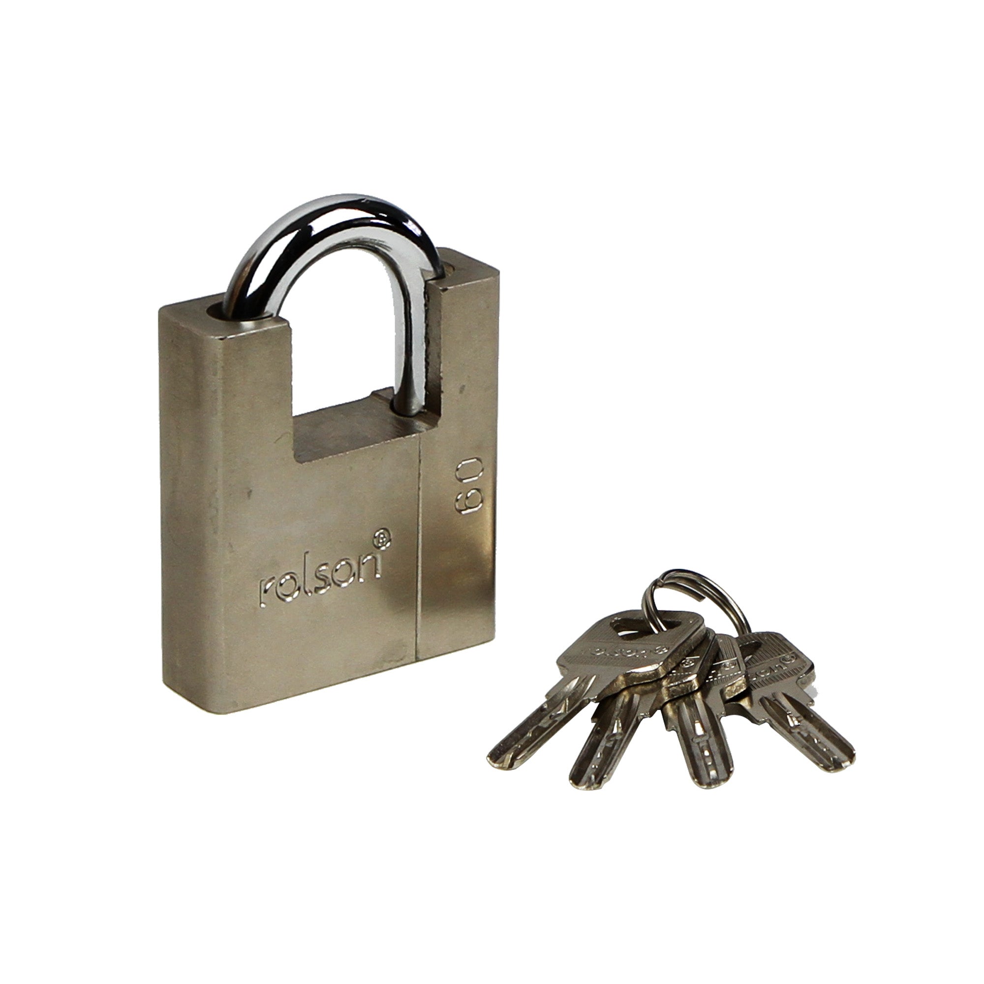 60mm Solid Steel Padlock