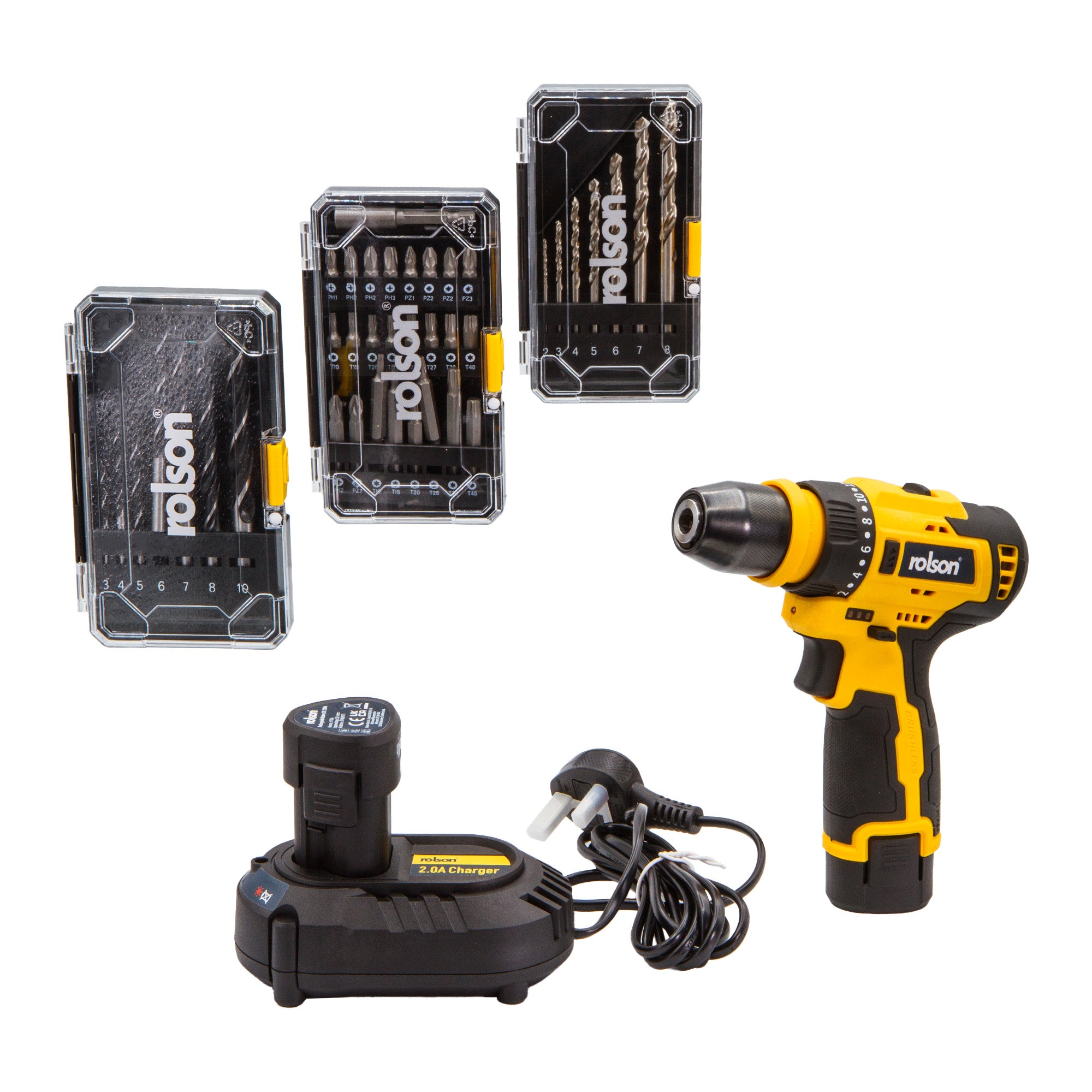 2-in-1 Cordless Drill & Impact Driver Set