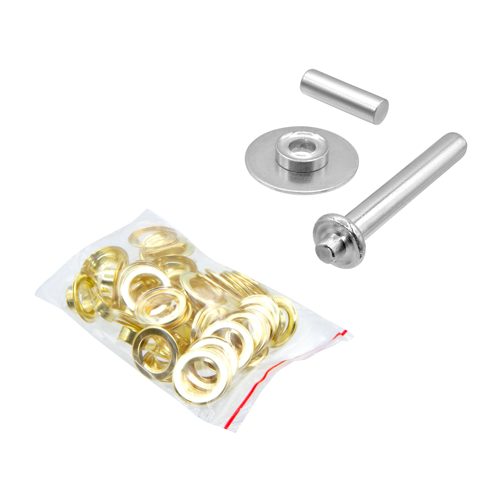 63 Piece Tarpaulin Eyelet Repair Kit
