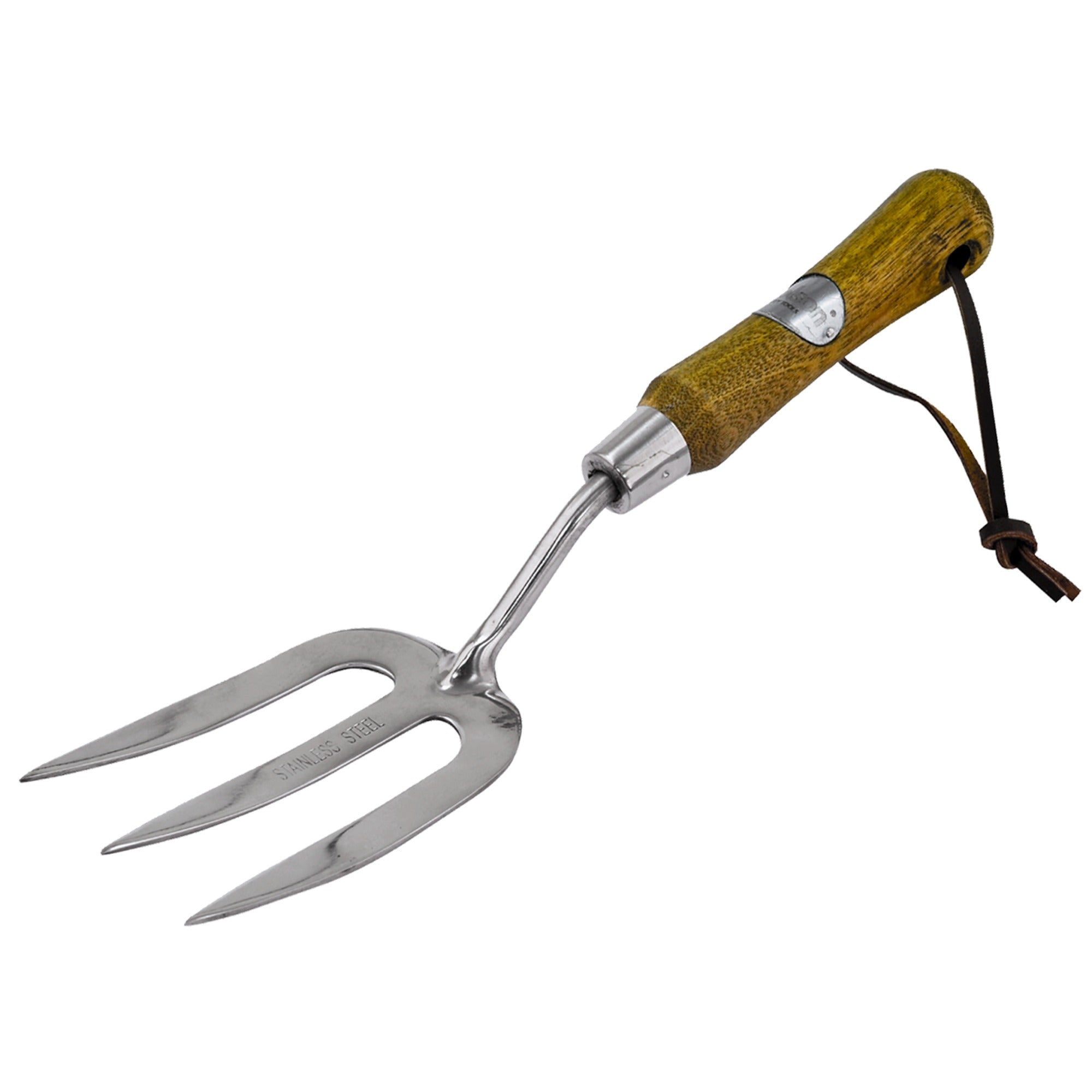 Stainless Steel Hand Fork with Ash Handle