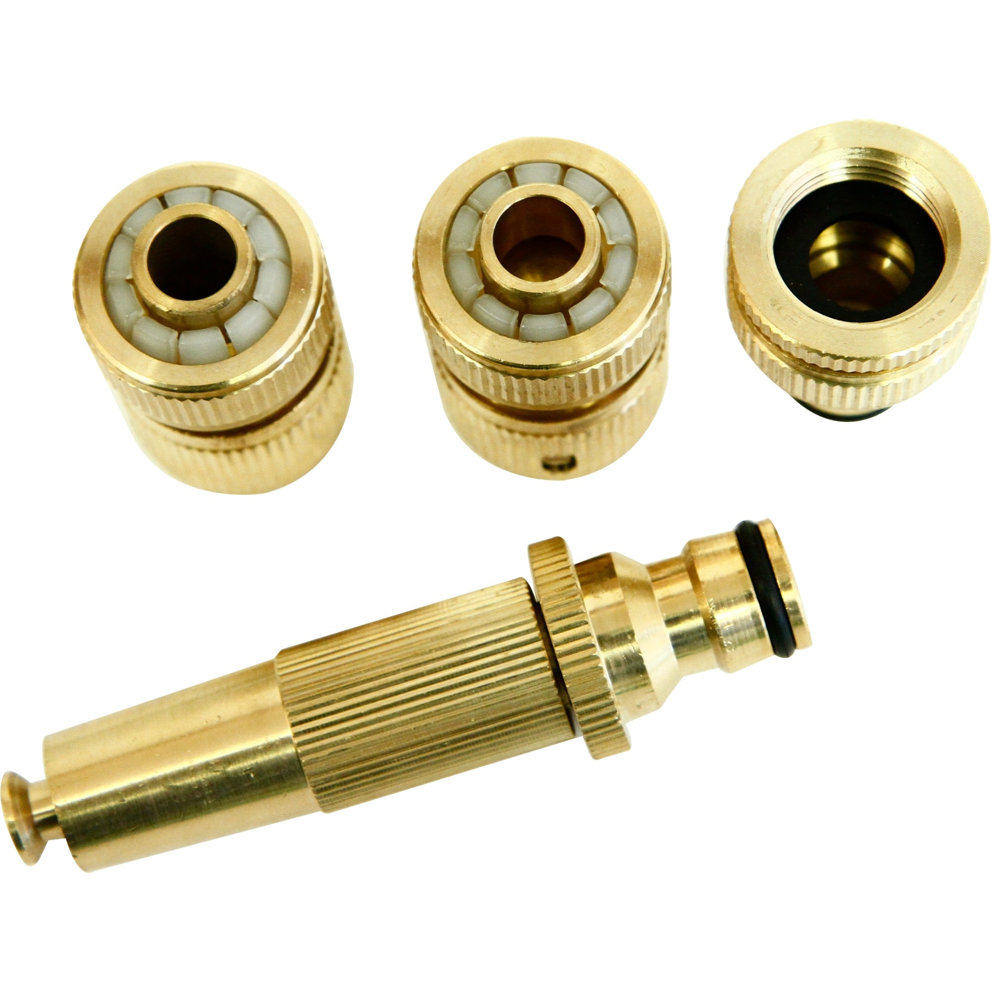 4 Piece Brass Watering Accessory Set