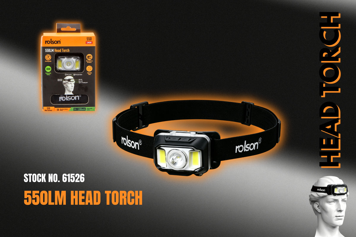 PRE-ORDER: 550LM Head Torch