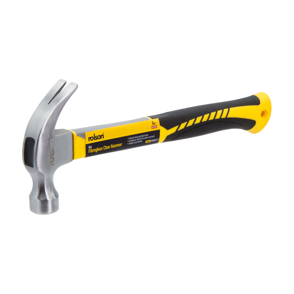 8oz Fibreglass Shaft Claw Hammer