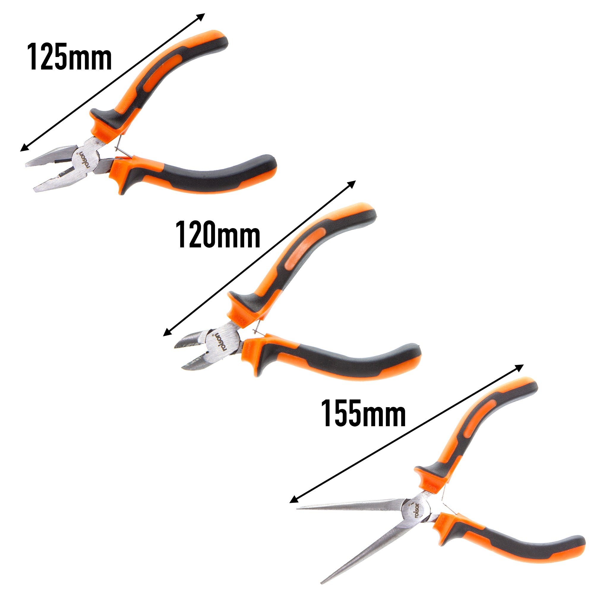 3 Piece Mini Pliers