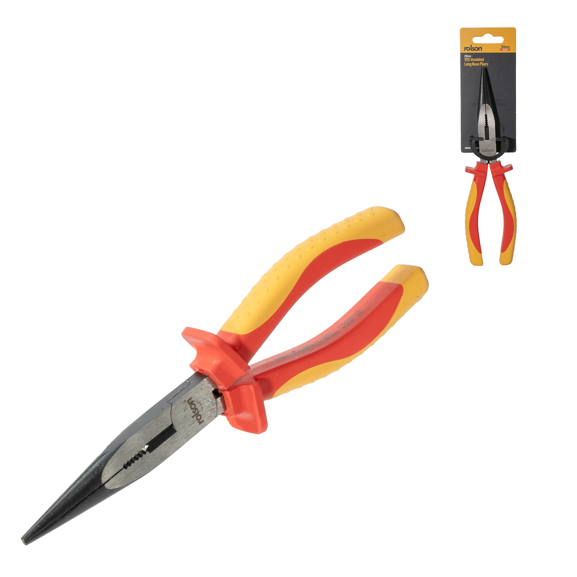 200mm VDE Insulated Long Nose Pliers