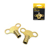 2 Piece Brass Radiator Key