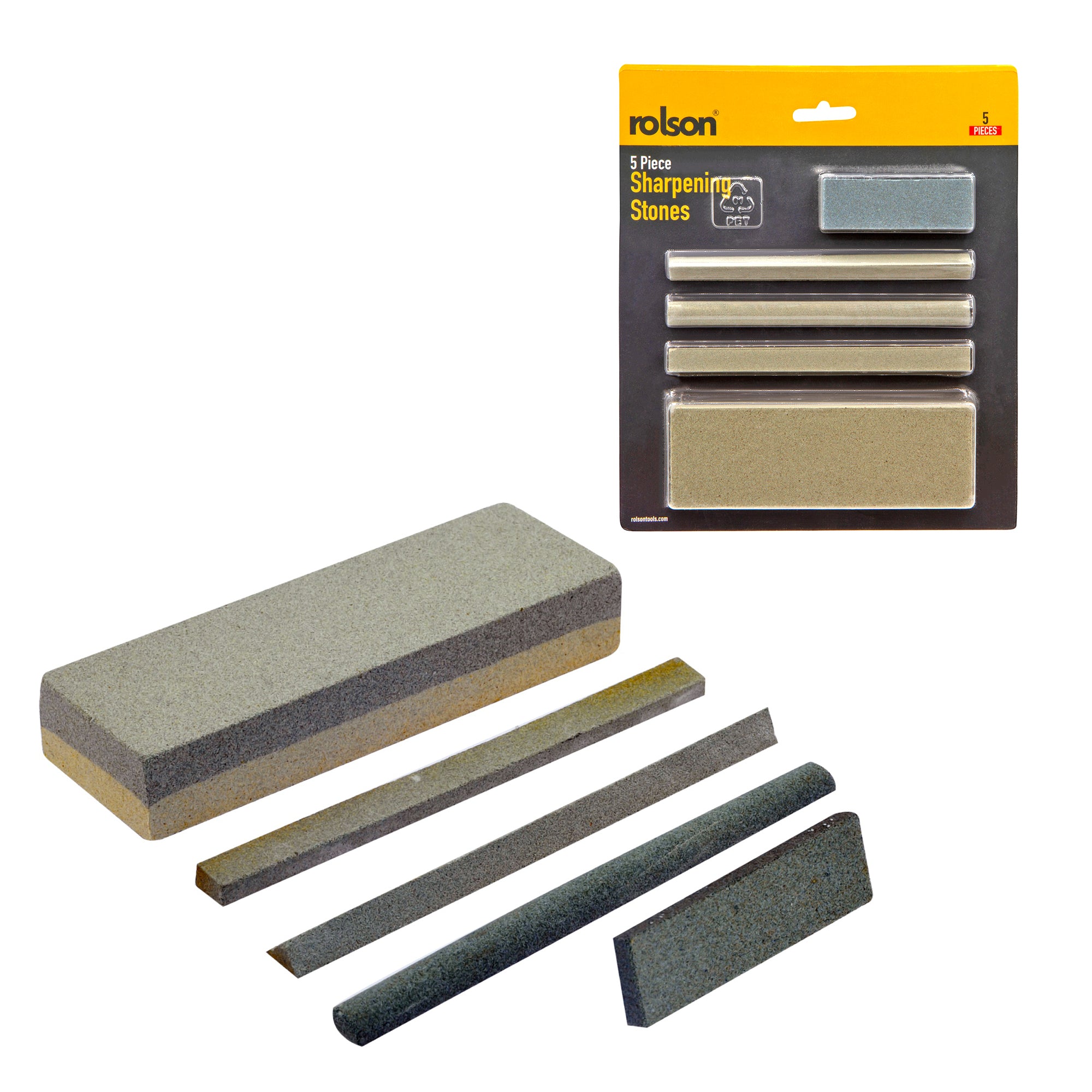 5 Piece Sharpening Stone Set