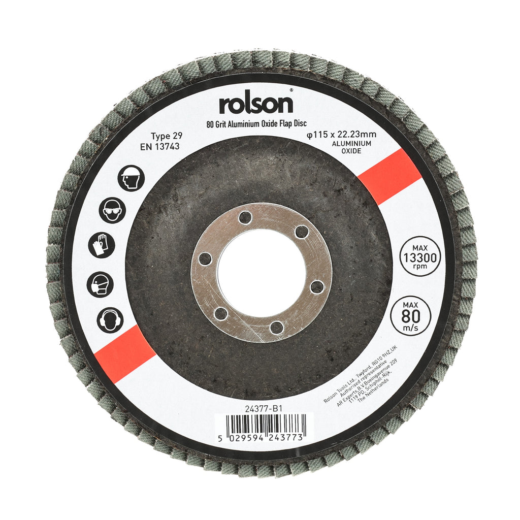 115mm 80 Grit Flap Disc