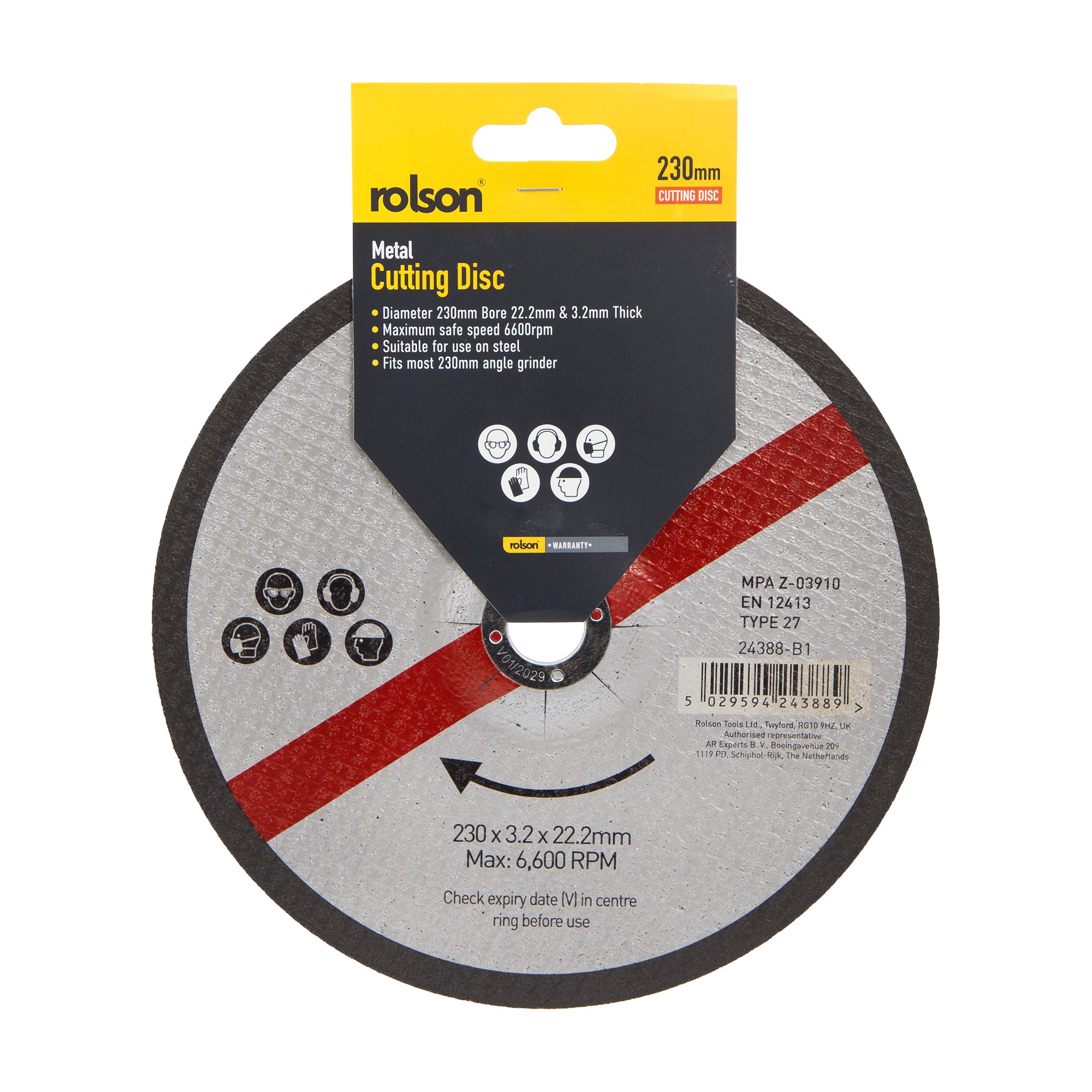 230mm Metal Cutting Disc