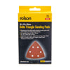 15 Piece 90 x 90 x 90mm Delta Triangle Sanding Pads