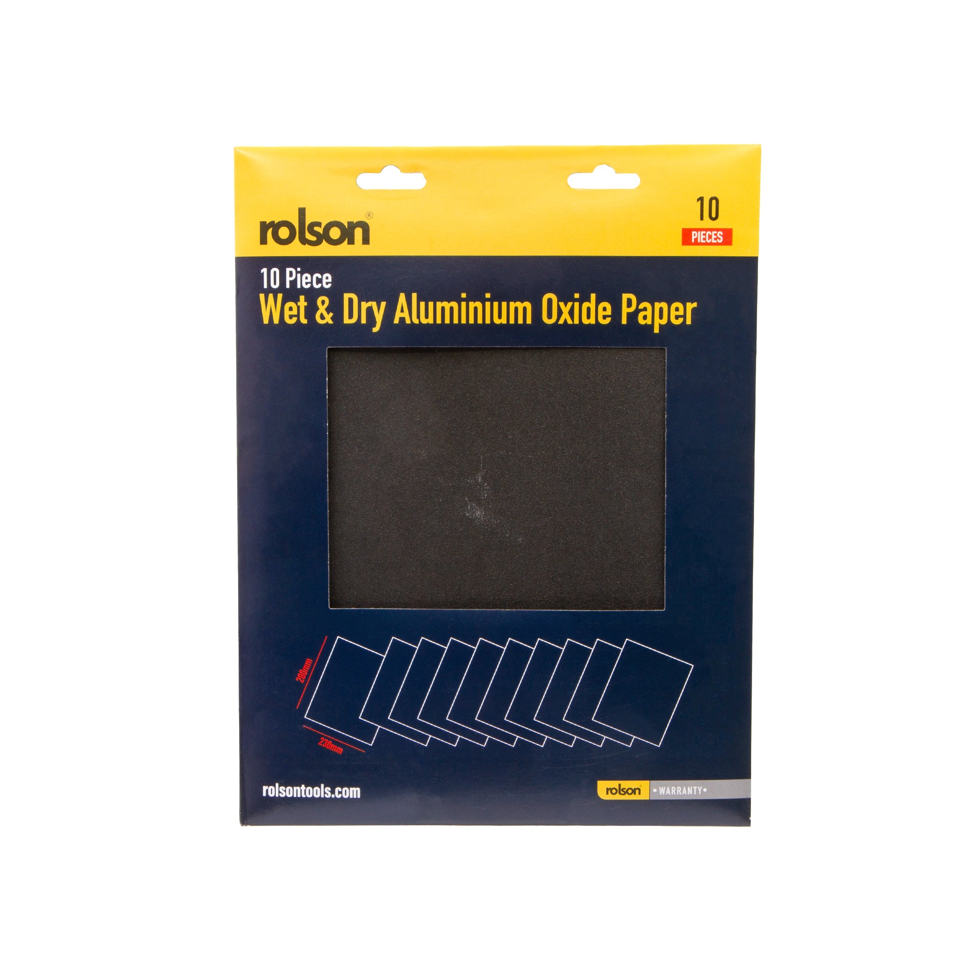 10 Piece 230 x 280mm Wet & Dry Sanding Sheets
