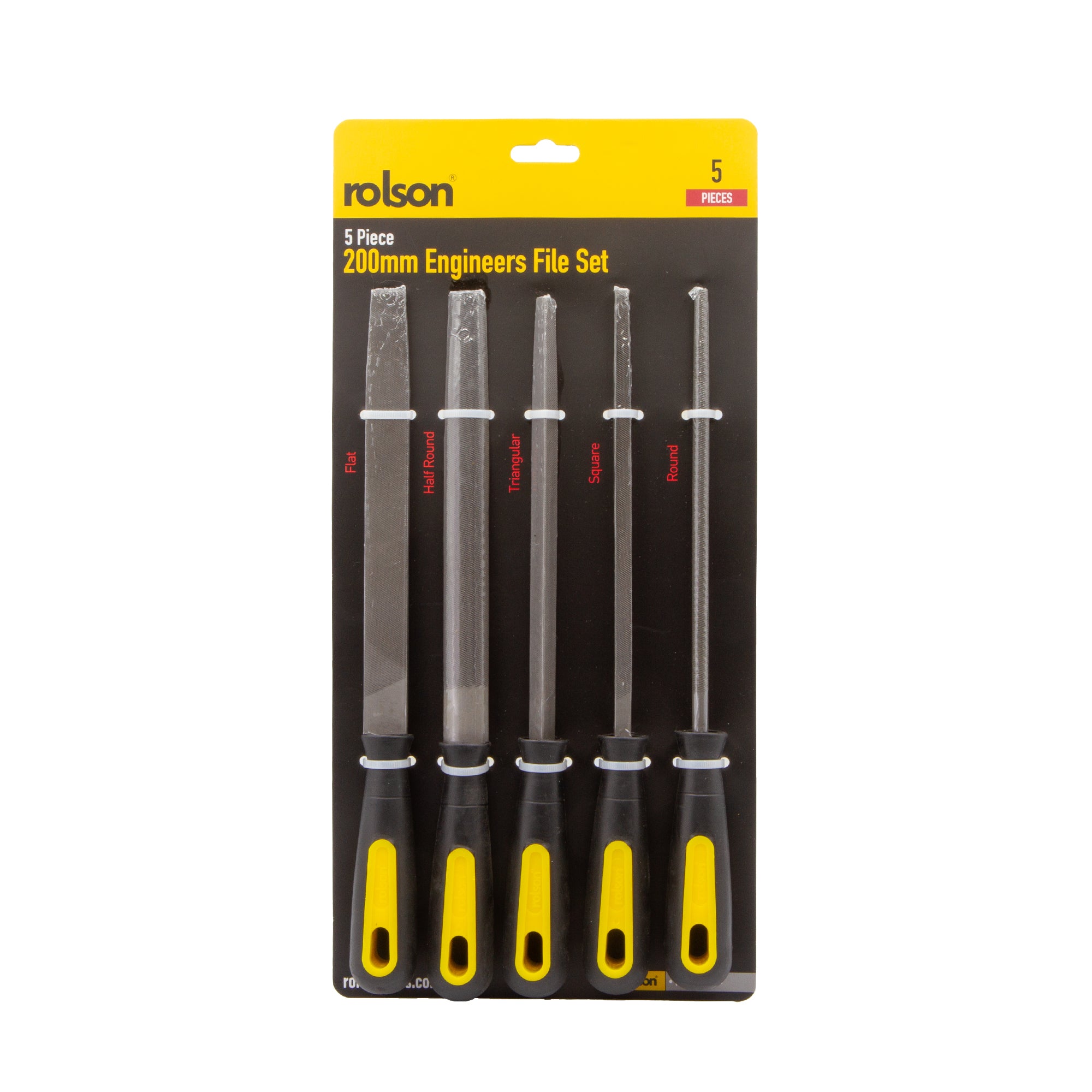 5 Piece 200mm Engineers File Set