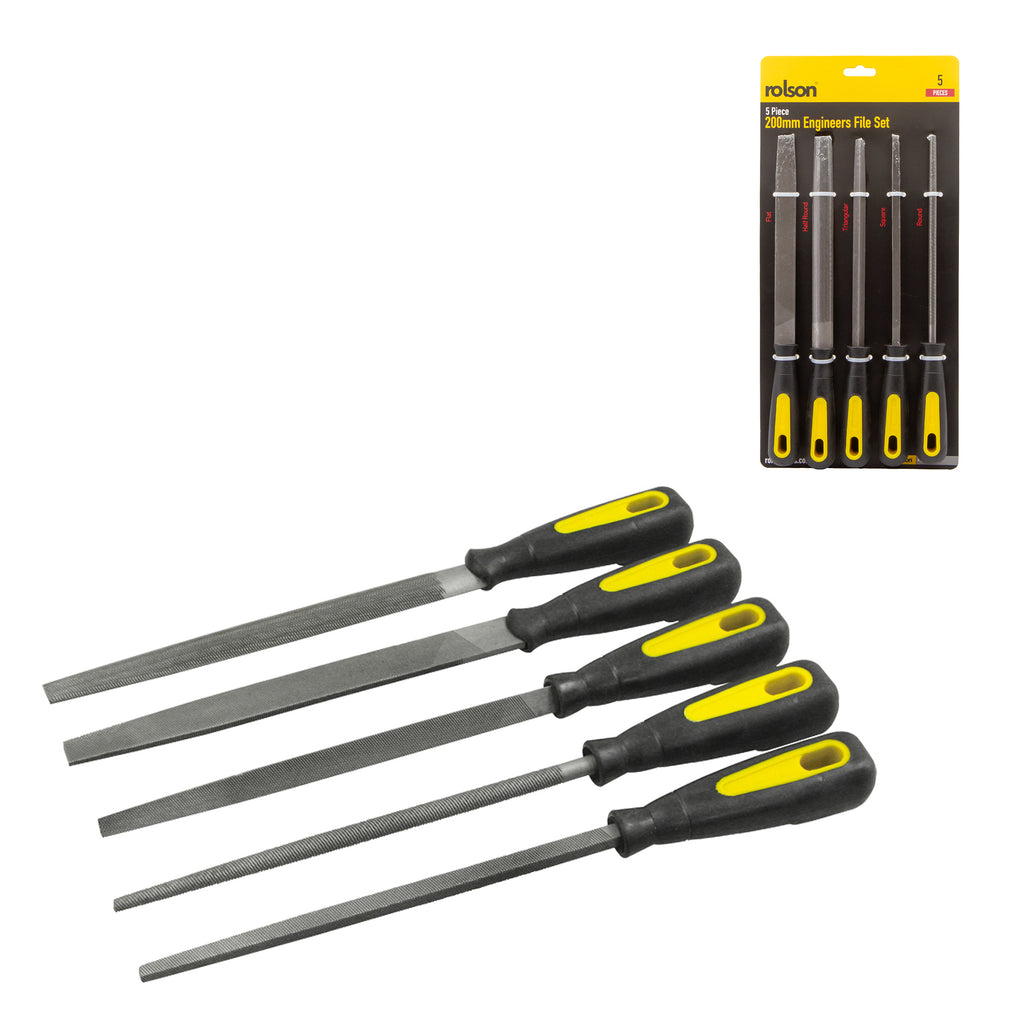5 Piece 200mm Engineers File Set