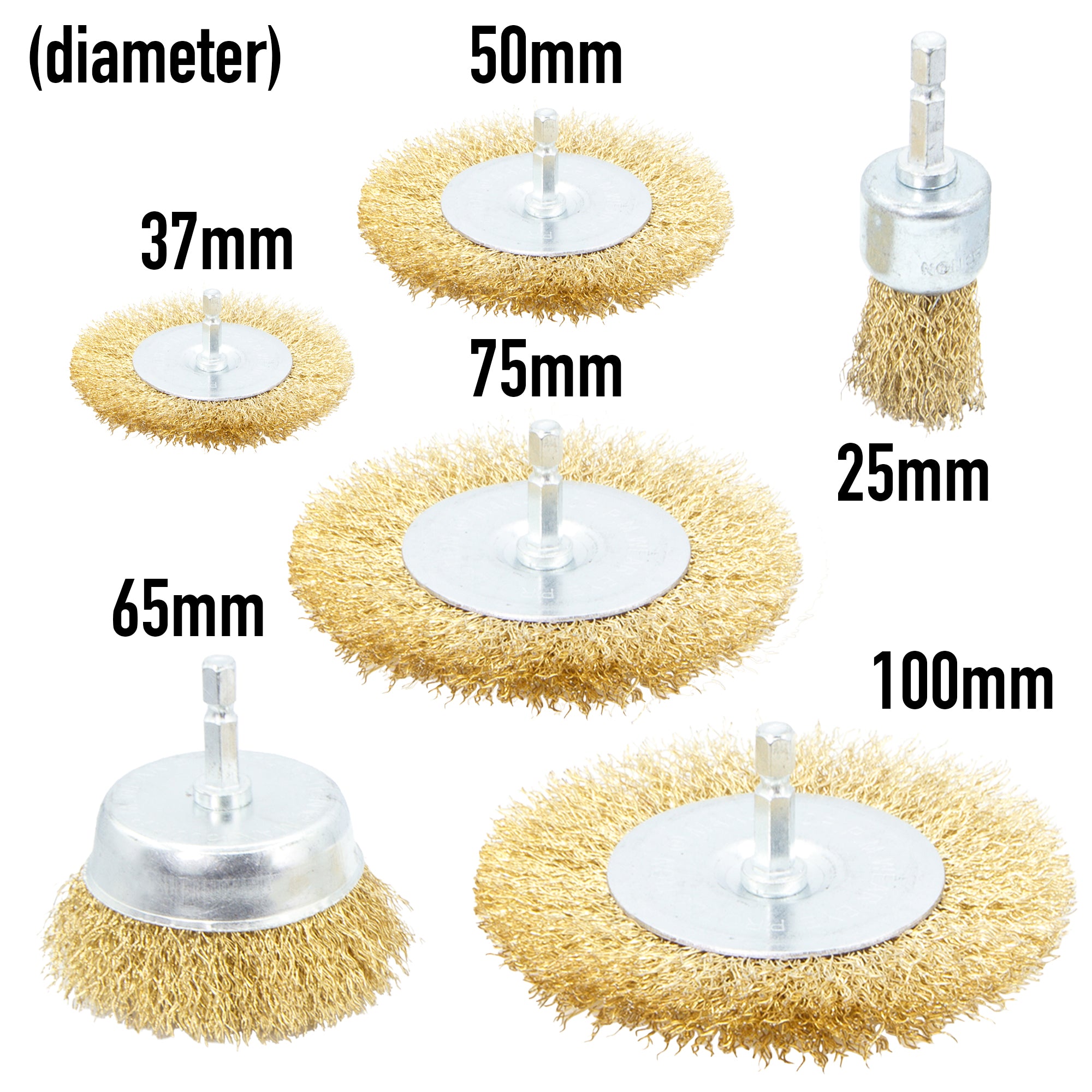 7 Piece Wire Brush Set