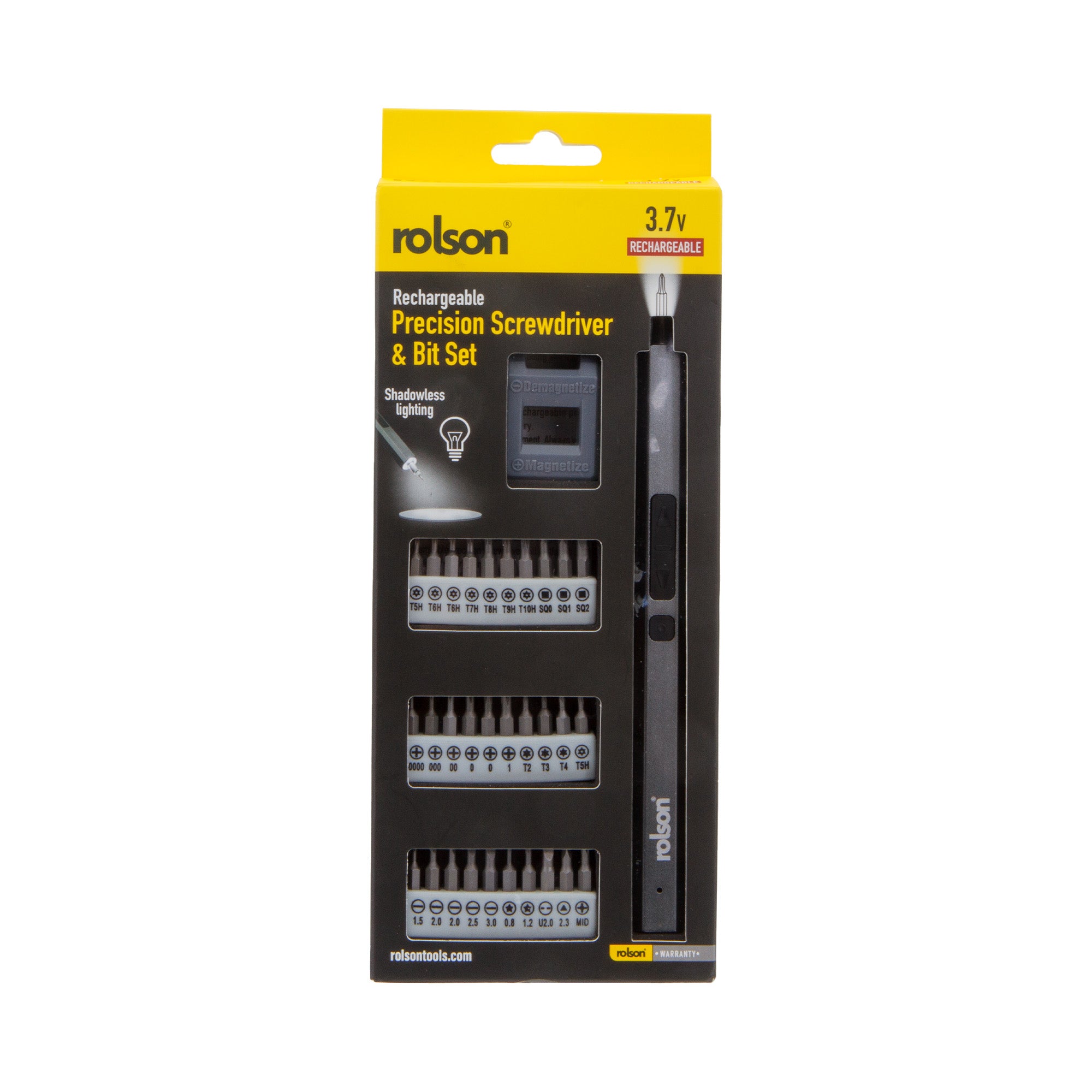 32 Piece Rechargeable Precision Screwdriver & Bit Set