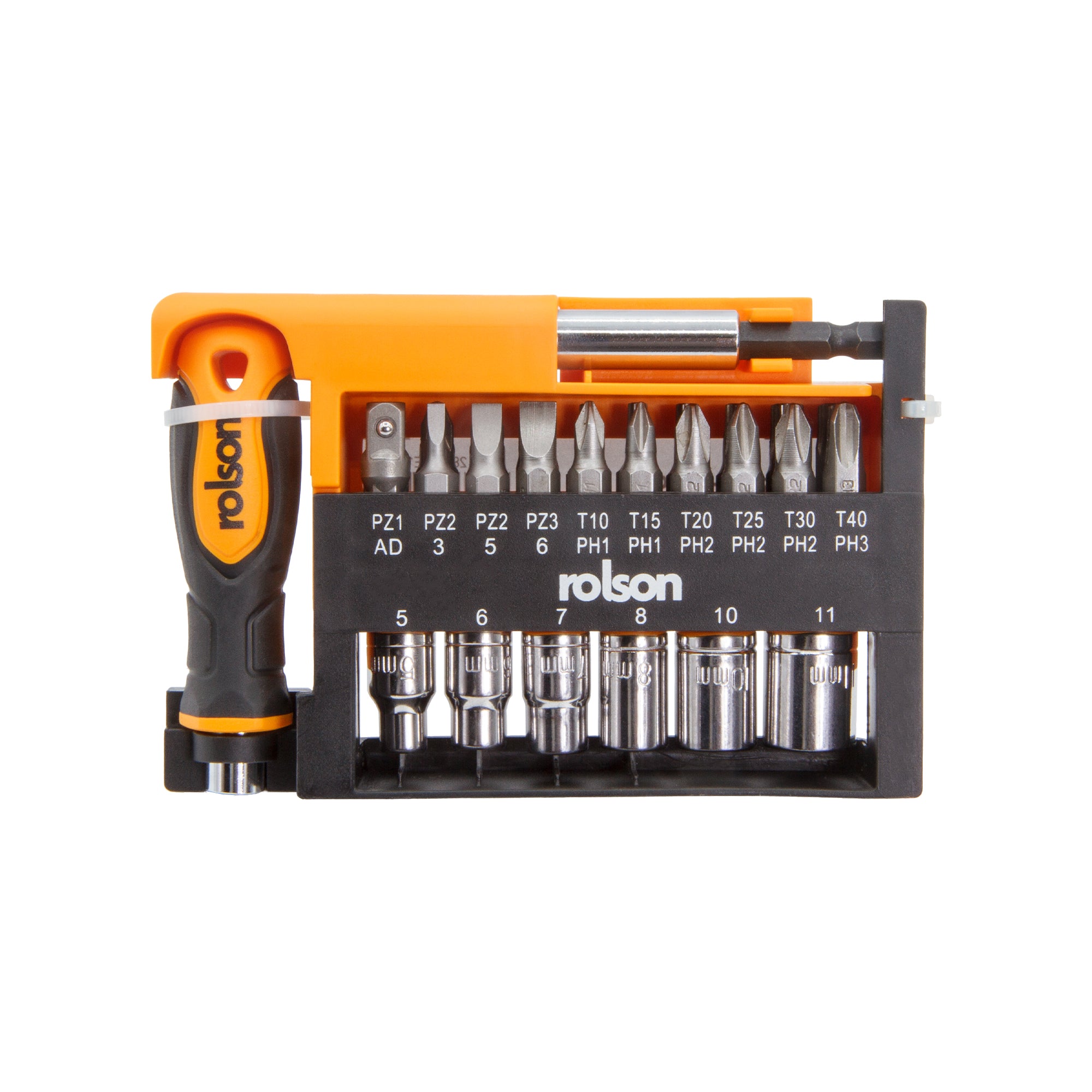 28 Piece Driver, Bit & Socket Set