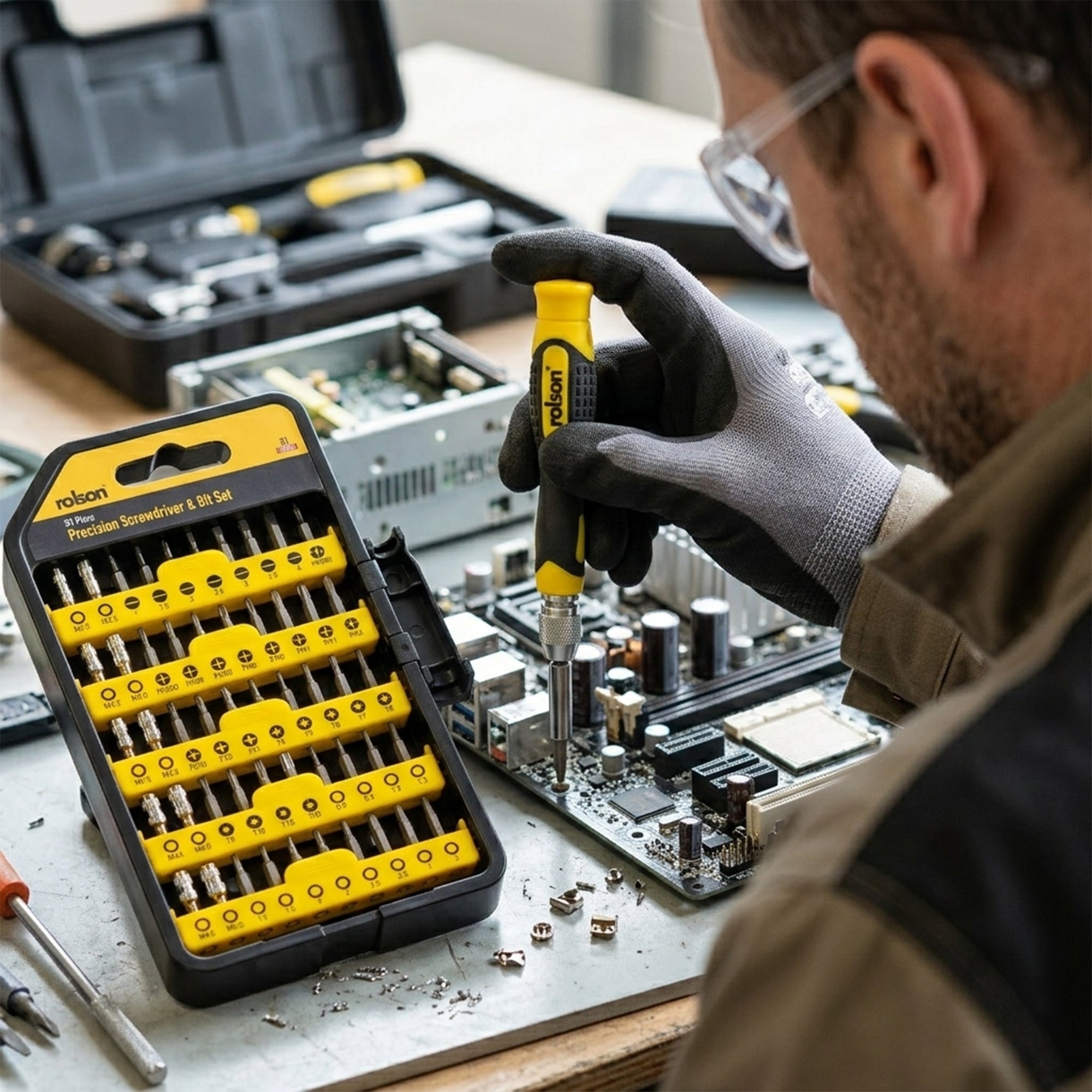 51 Piece Precision Screwdriver & Bit Set