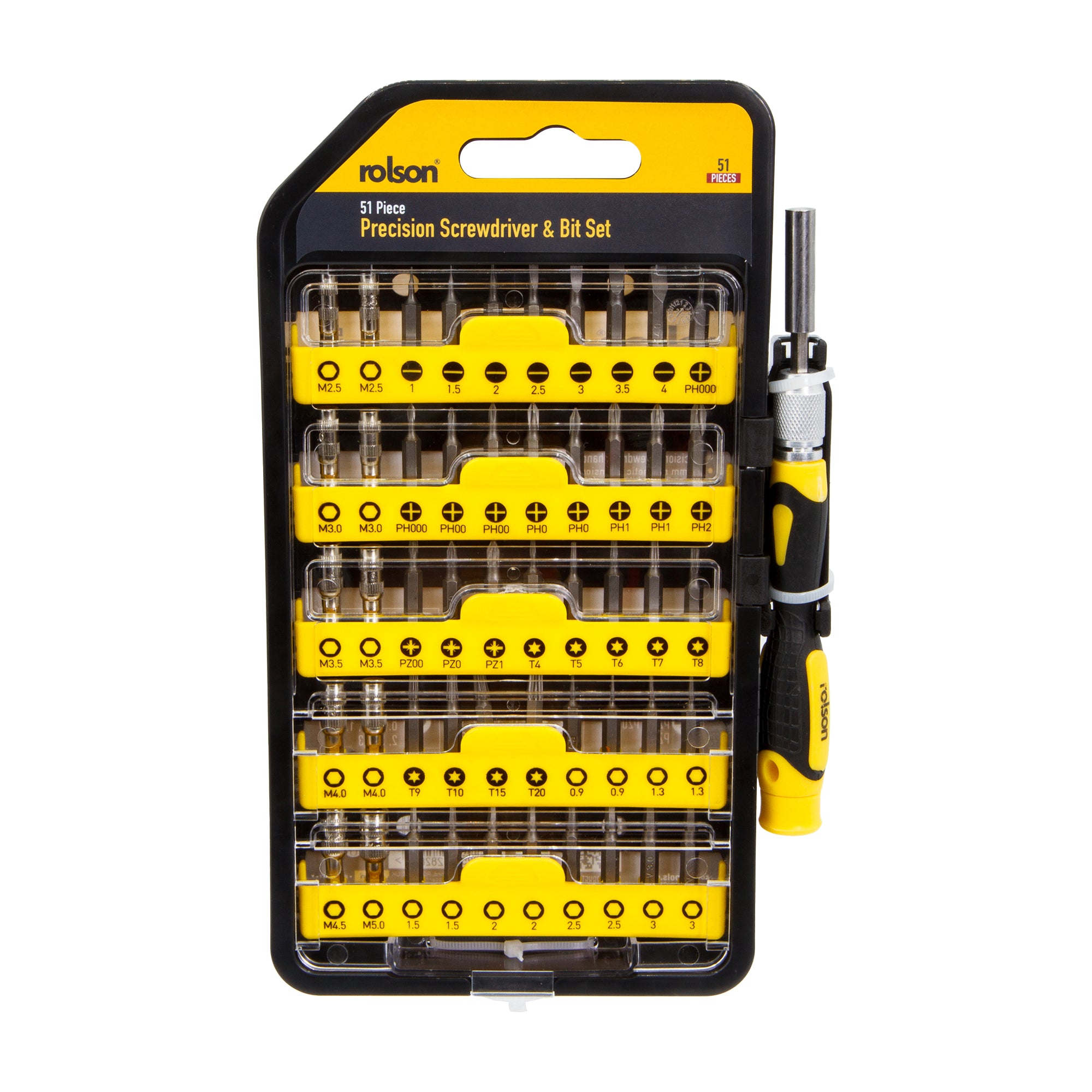 51 Piece Precision Screwdriver & Bit Set