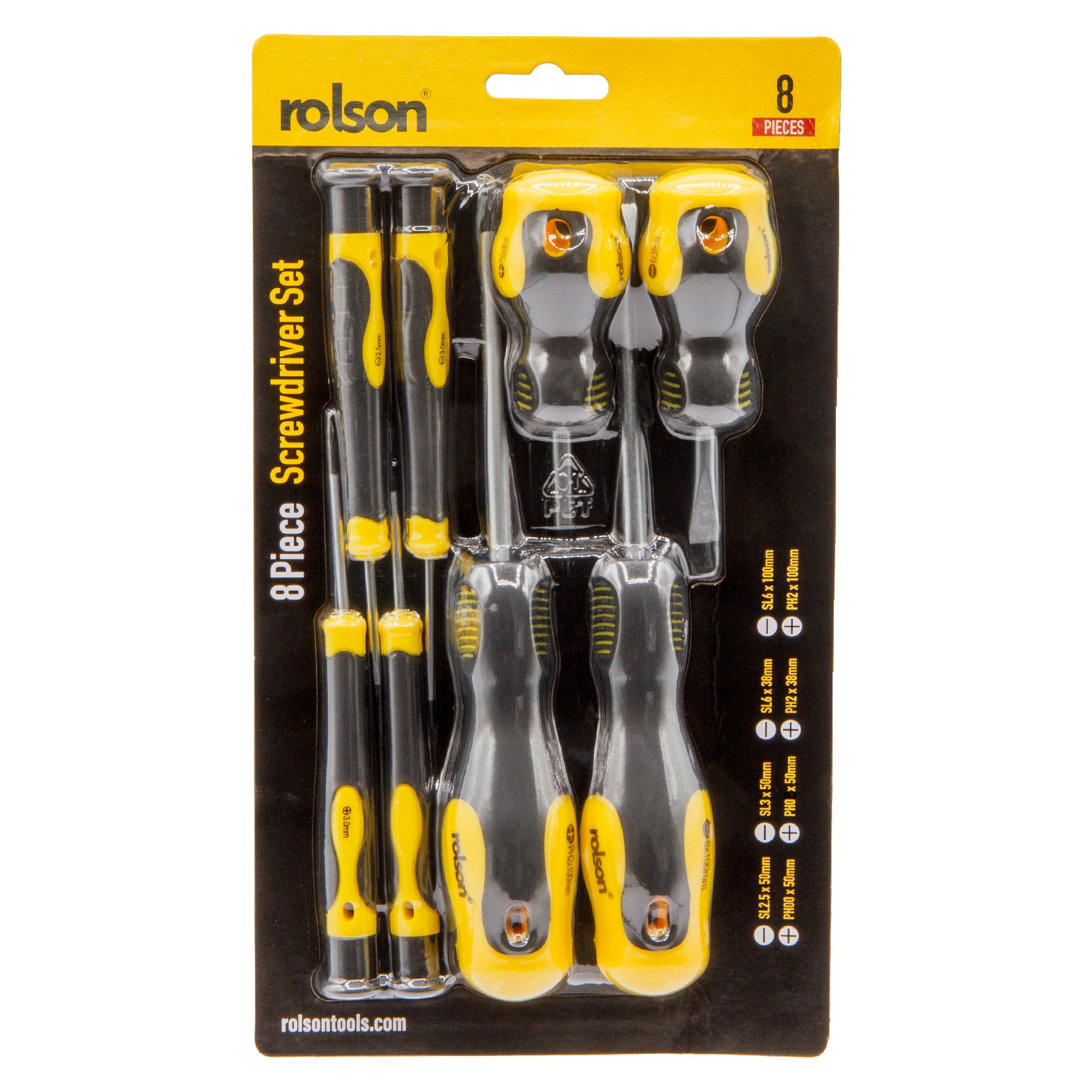 8 Piece Screwdriver Set