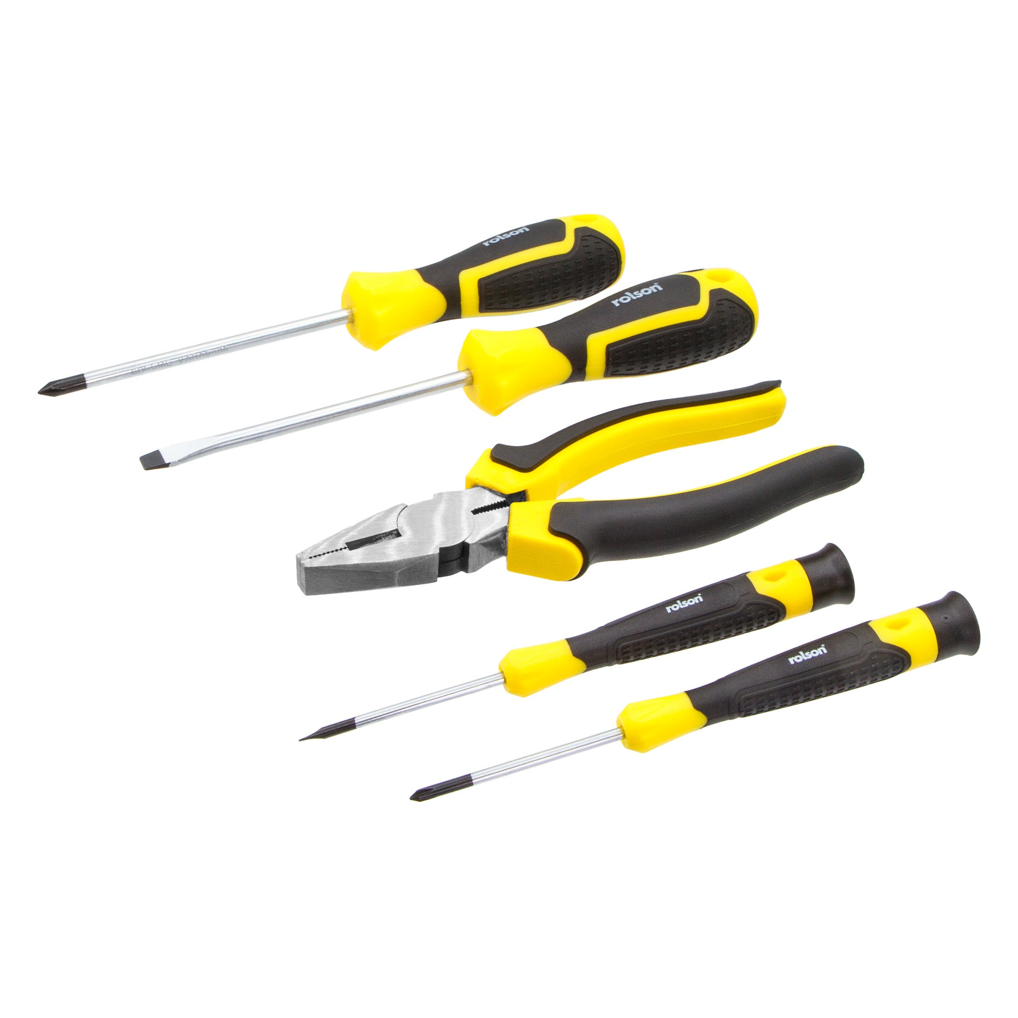 5 Piece Screwdriver and Pliers Set