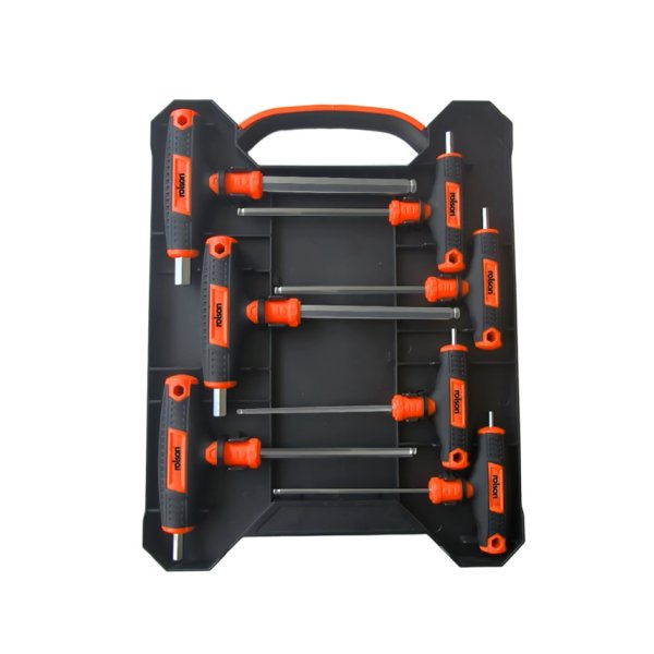 7 Piece Metric T-Handle Ball-Ended Hex Key Set