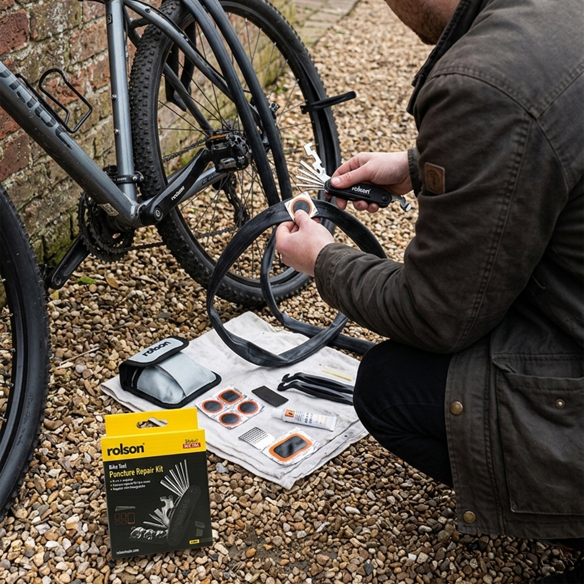 30 Piece Bicycle & Puncture Repair Kit
