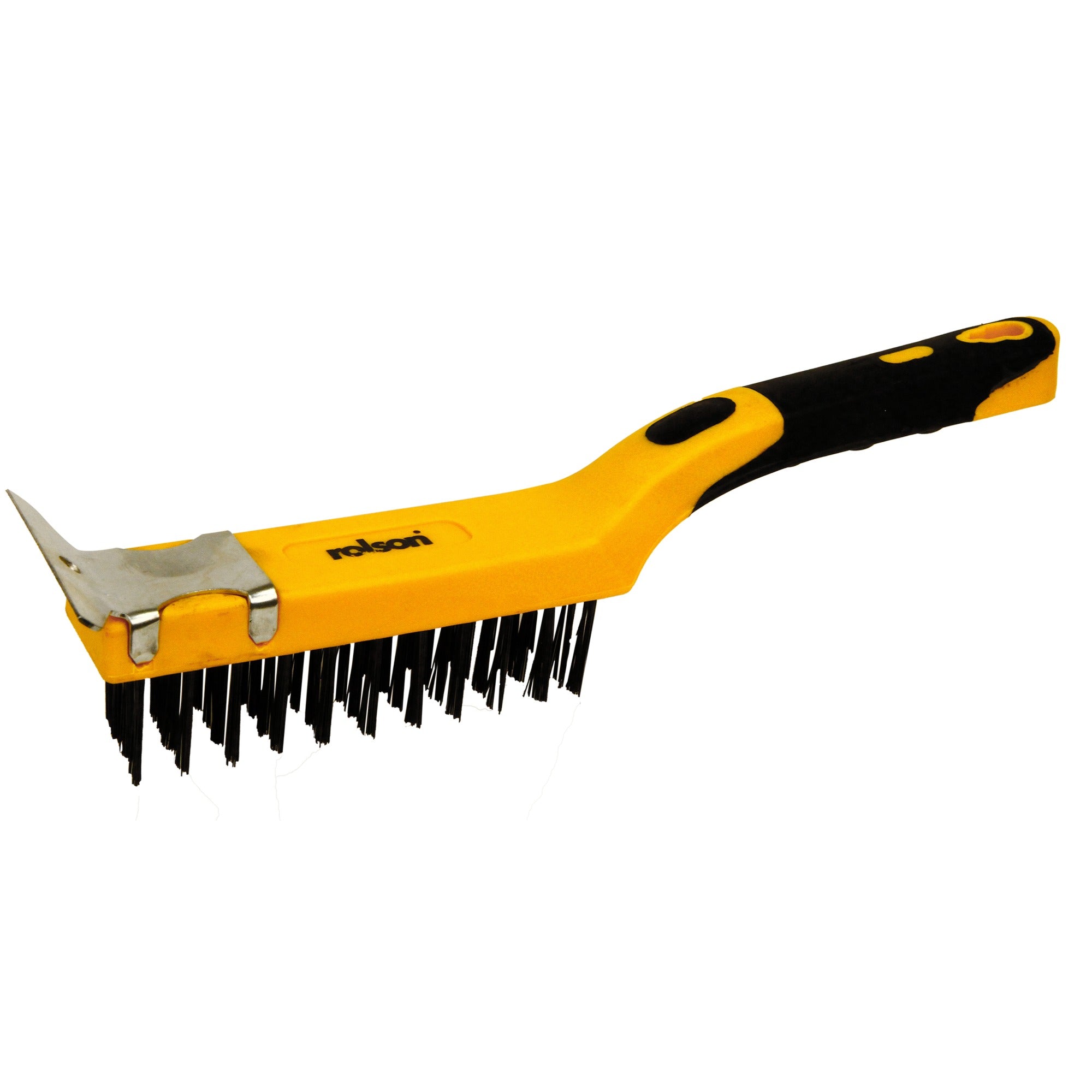 Heavy Duty Wire Brush with Scraper
