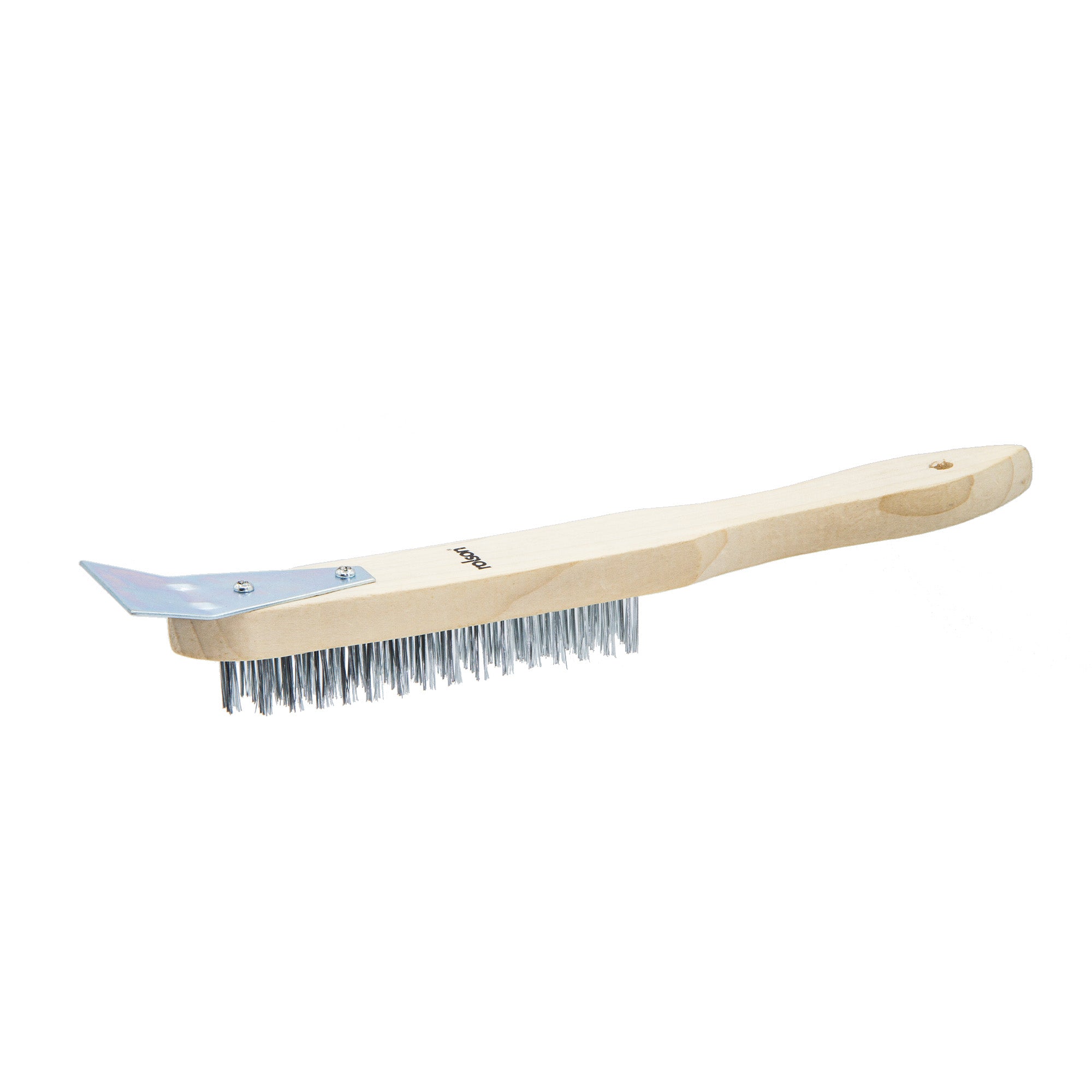 Four Row Wire Brush with Scraper