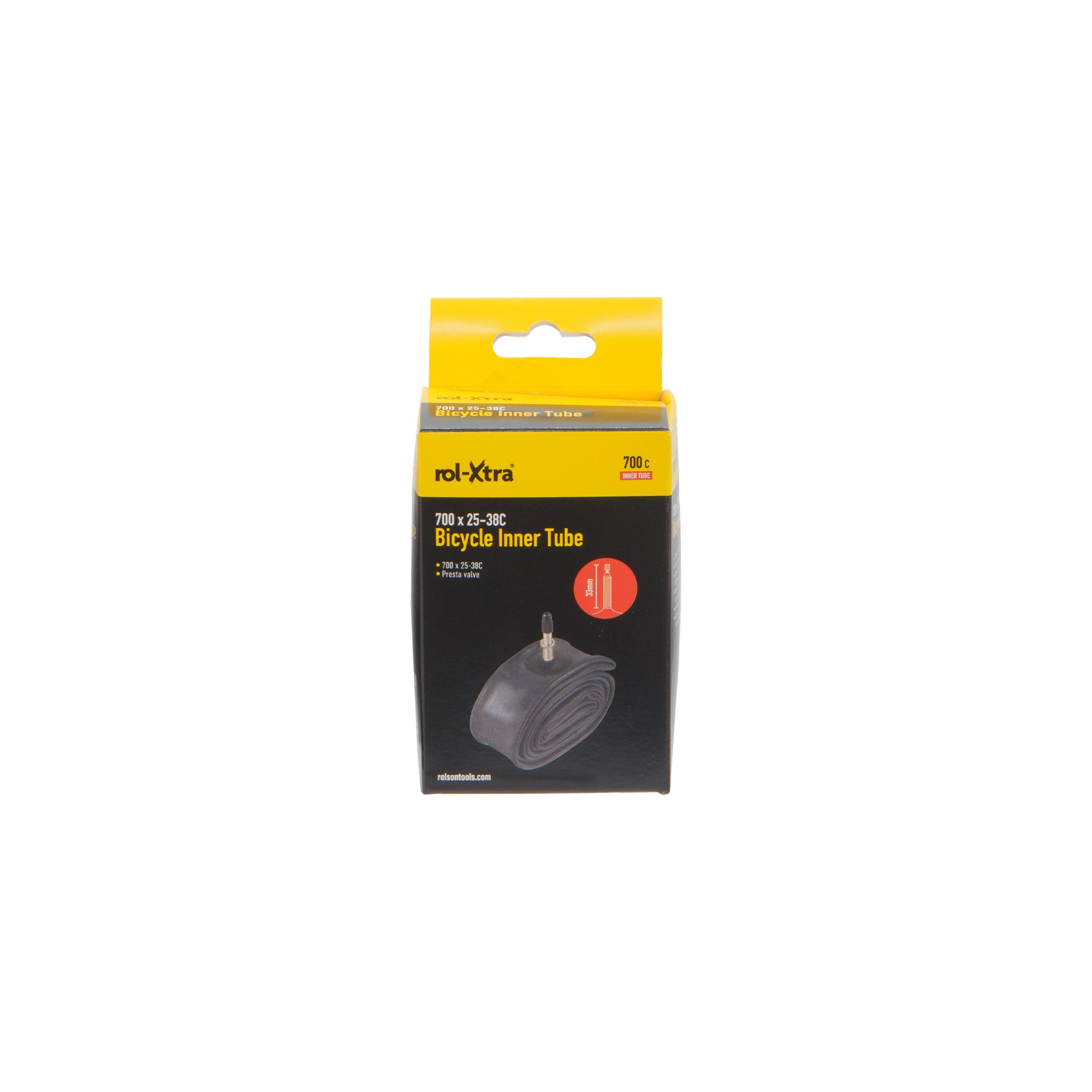 Bicycle Inner Tube 700 x 28 - 38C (Presta valve)